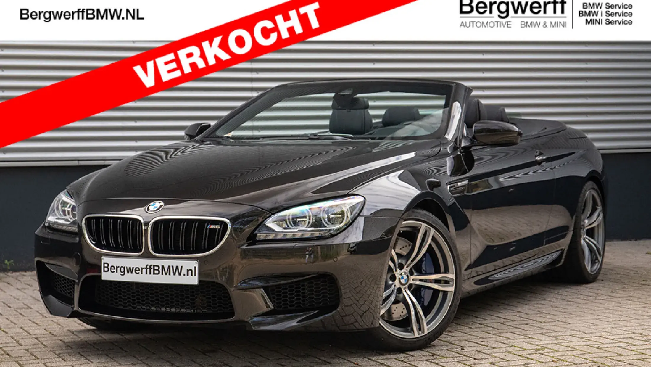 BMW M6 Cabrio Individual Citrinschwarz Metallic Merino Leder F12 Bergwerff