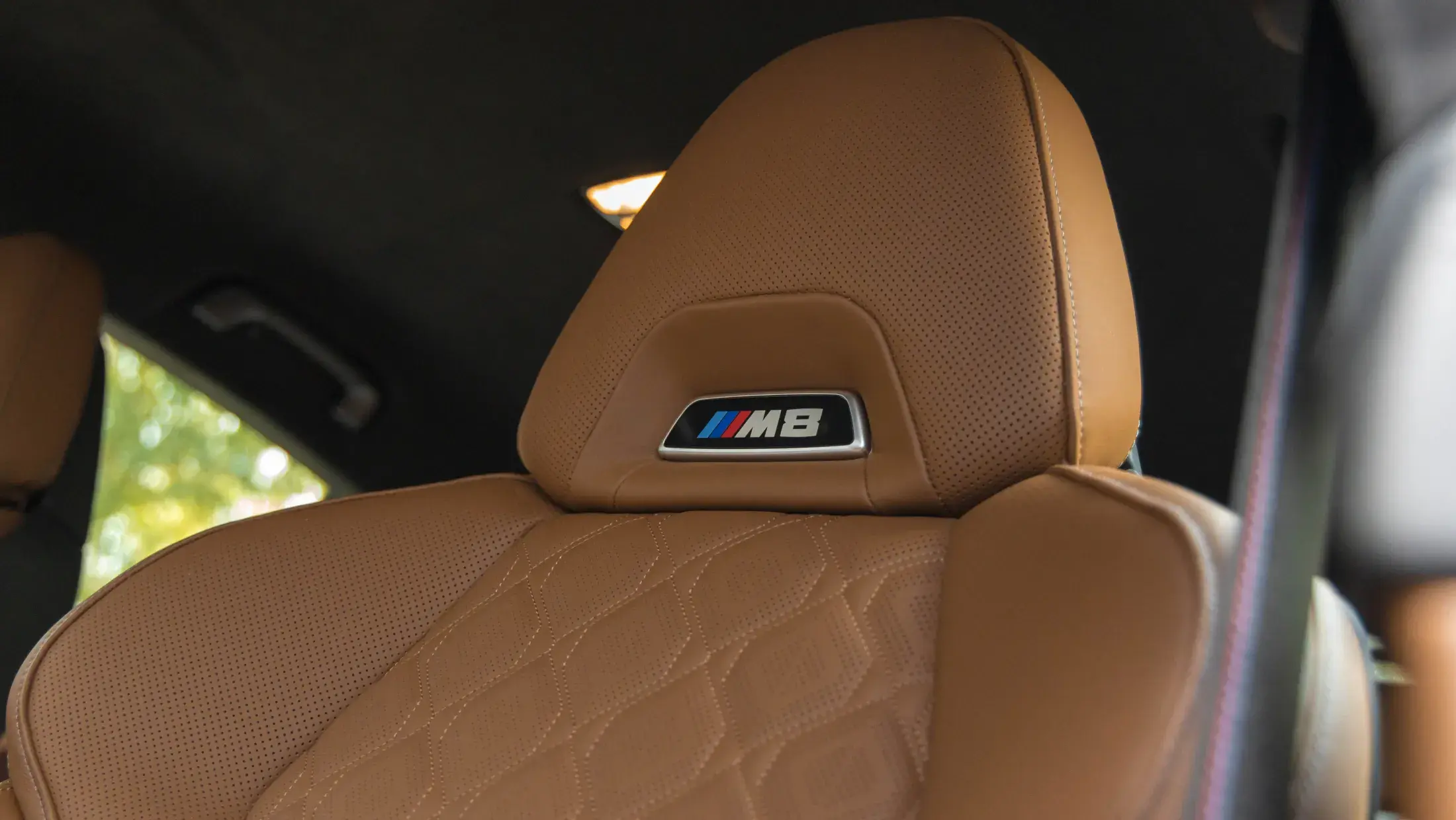 BMW M8 First Edition Aurora Diamond Green Metallic Taruma Brown Merino Leder  (2)