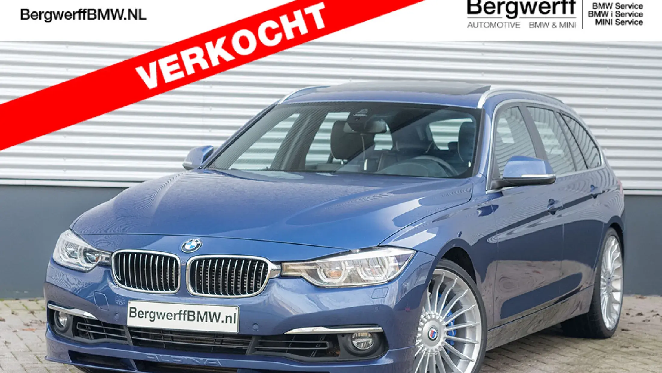 ALPINA B3 Touring Allrad Facelift F31 LCI Alpina Blue Metallic BMW Individual erweiterte Lederausstattung Schwarz