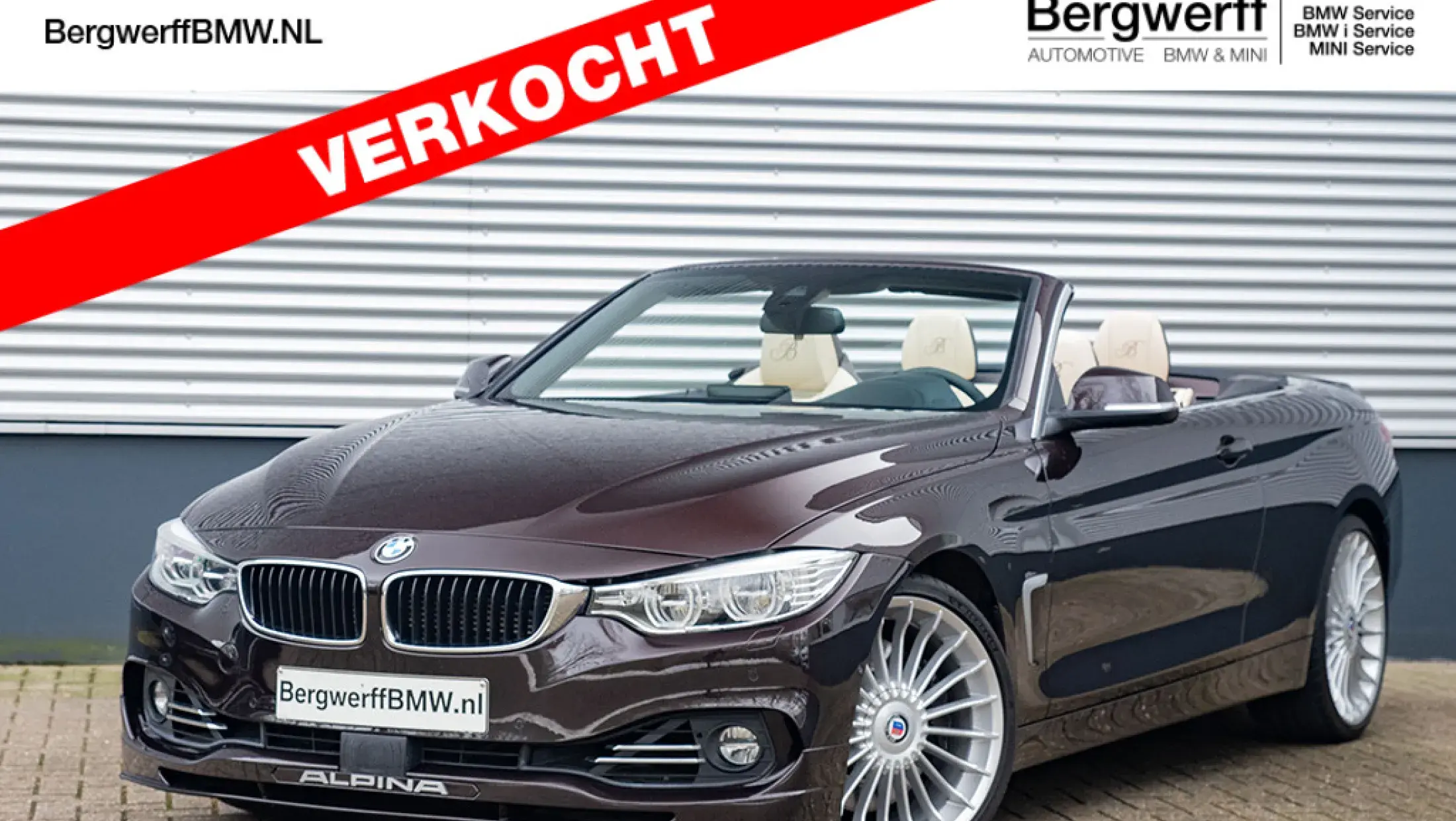 ALPINA B4 Bi-Turbo lavalina 2 Sperre Cabrio Sparkling Brown Pearl Metallic F33 Bergwerff