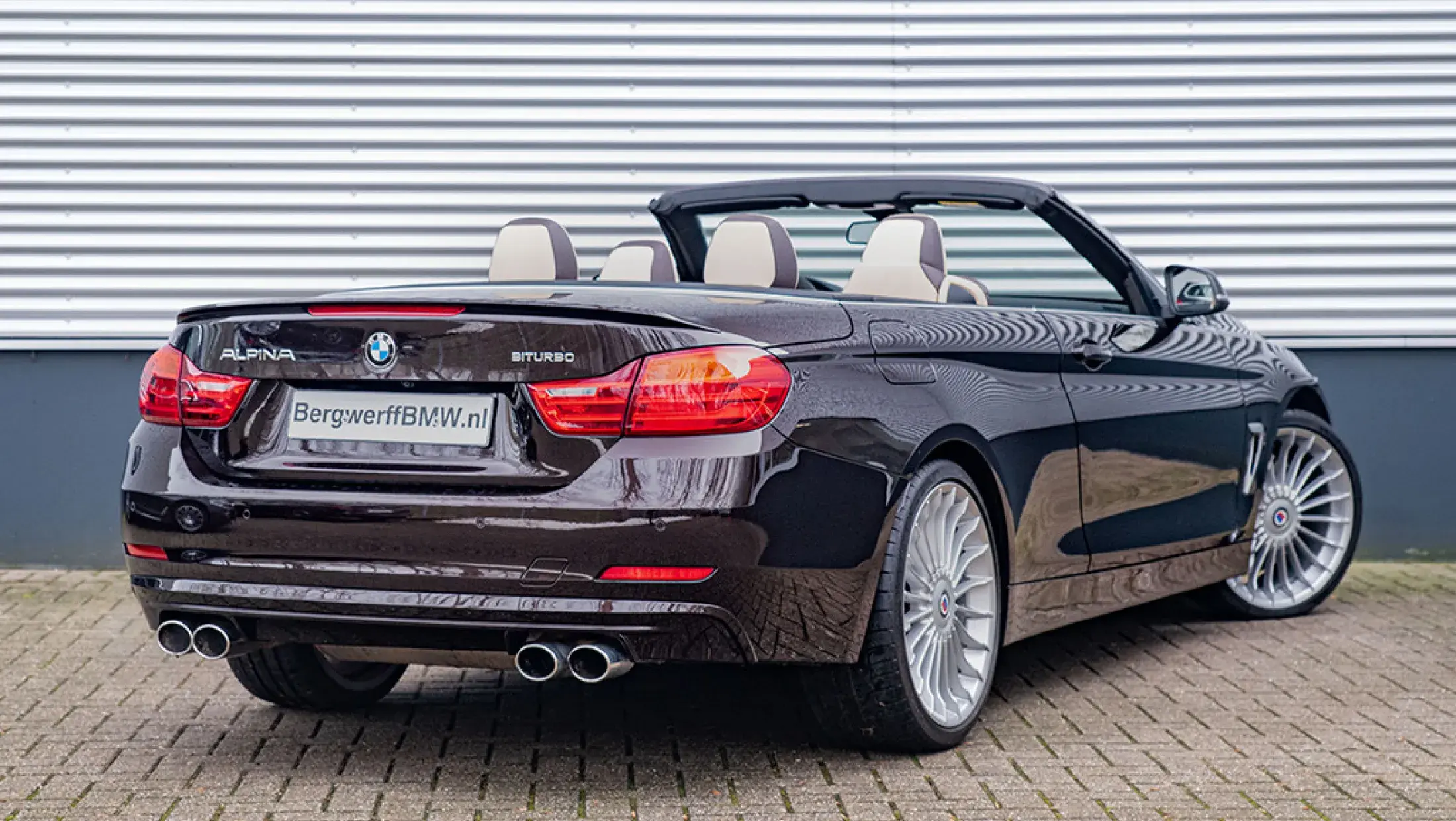 ALPINA B4 Bi-Turbo lavalina 2 Sperre Cabrio Sparkling Brown Pearl Metallic F33 Bergwerff