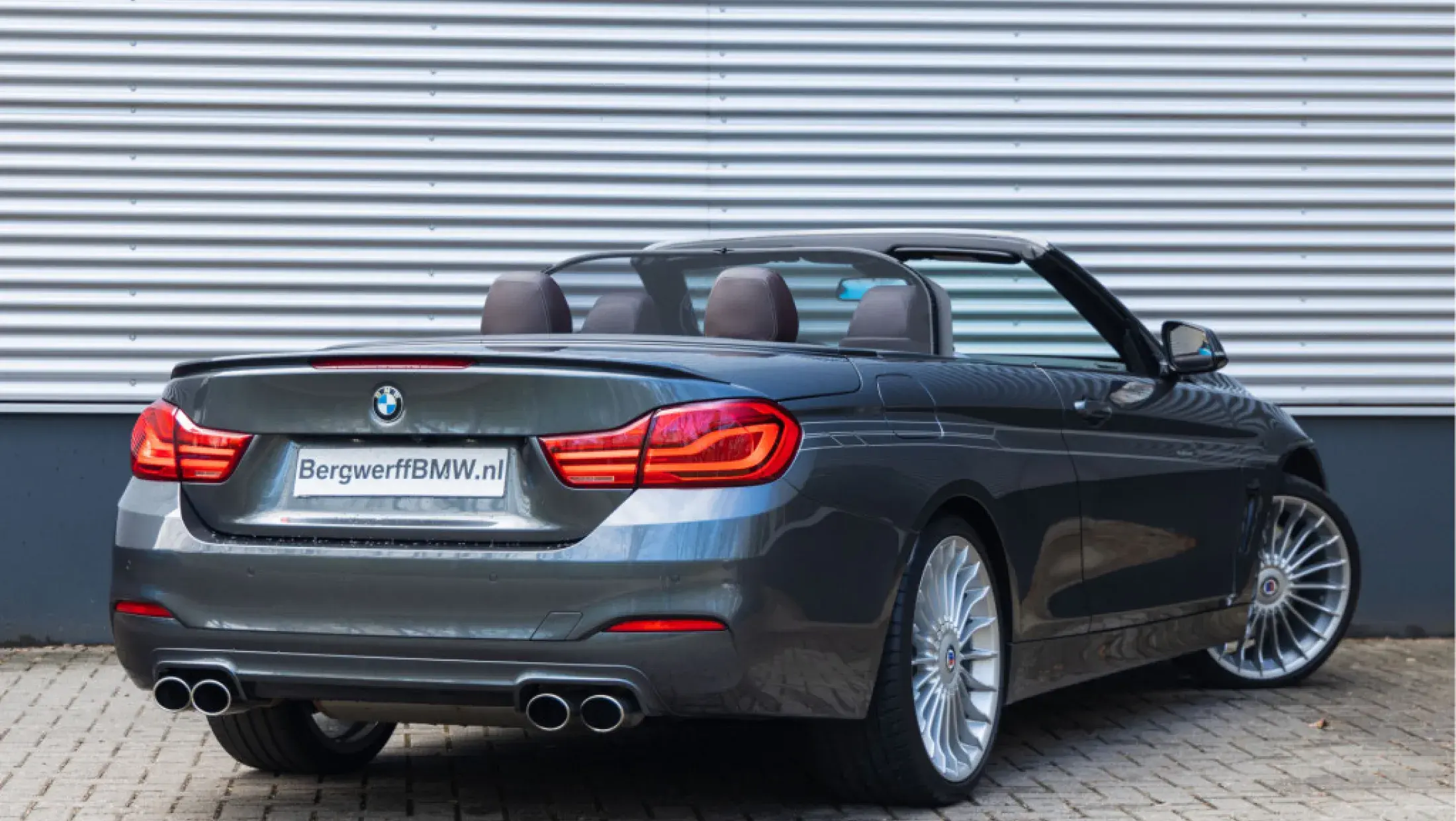 ALPINA B4 Cabrio S Bi-Turbo Sperre Mineral Grey Leder dakota schwarz F33 Lavalina 2 2018