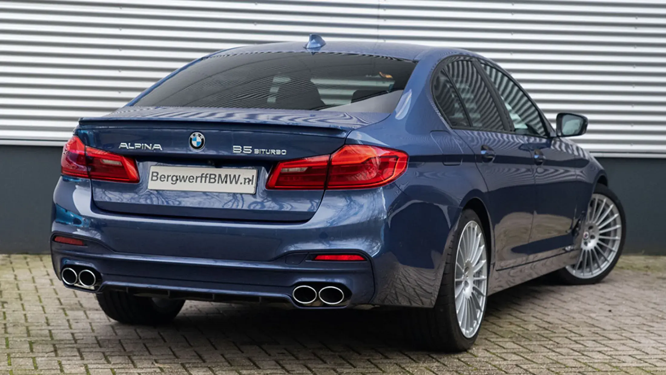 ALPINA B5 Biturbo Alpina bule metallic G30 Exklusivleder 'Nappa' Schwarz Sedan Bergwerff