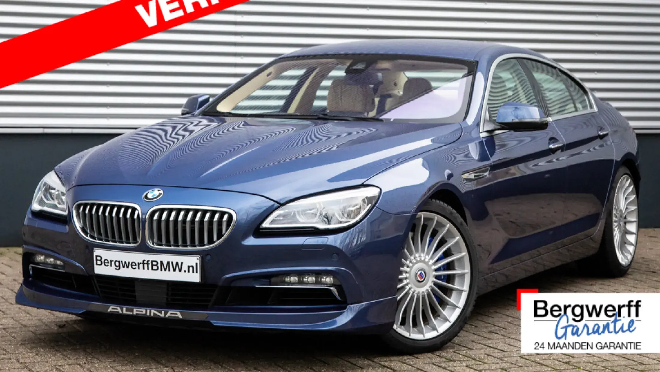 ALPINA B6 Gran Coupe Bi-Turbo Tansanite Blue F06 BMW Individual Volleder bekleding Champagner