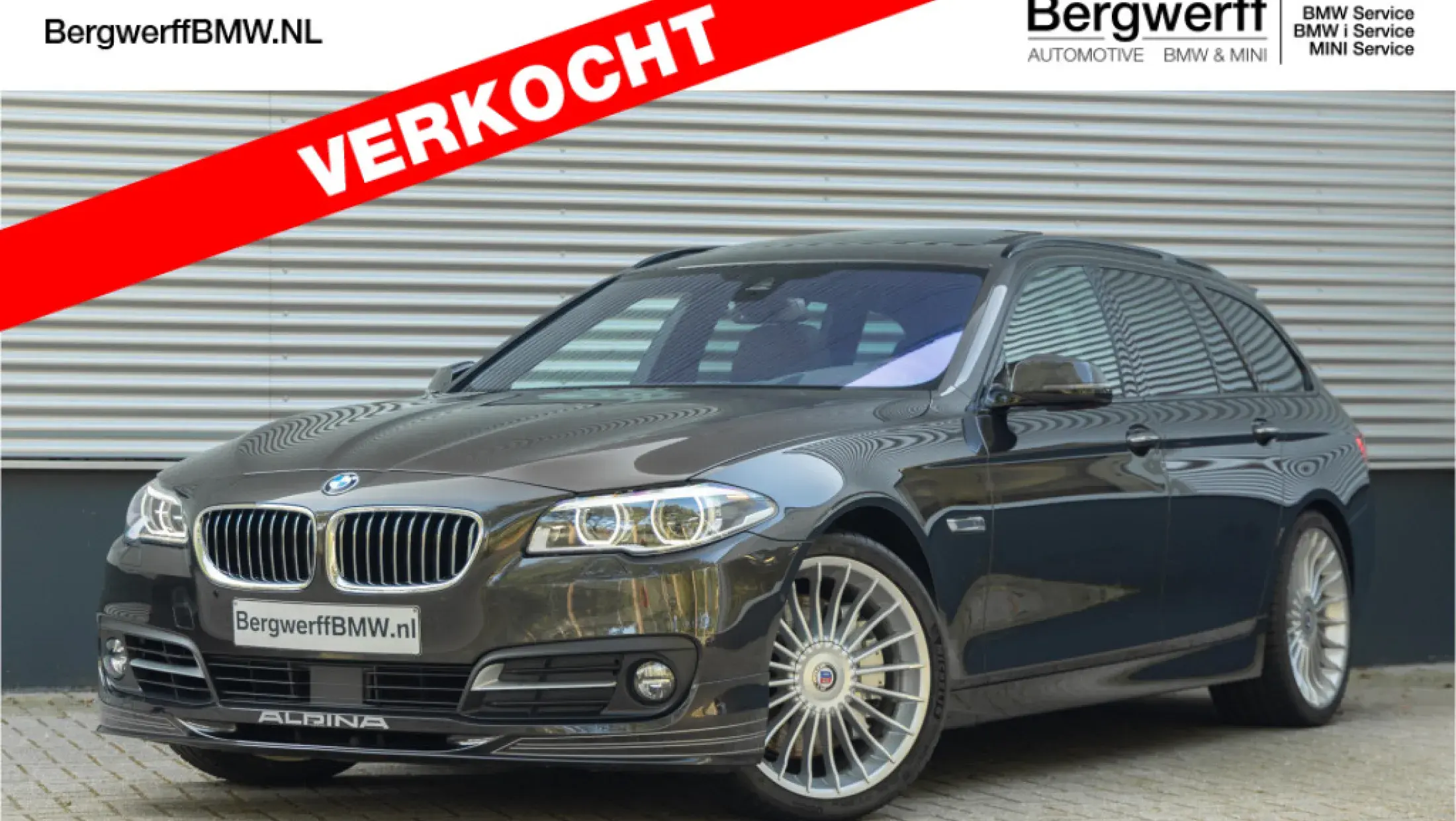 ALPINA D5 Touring Bi-Turbo Jatoba Brown Metallic Nappa Mokka Leder F11 Facelift Bergwerff