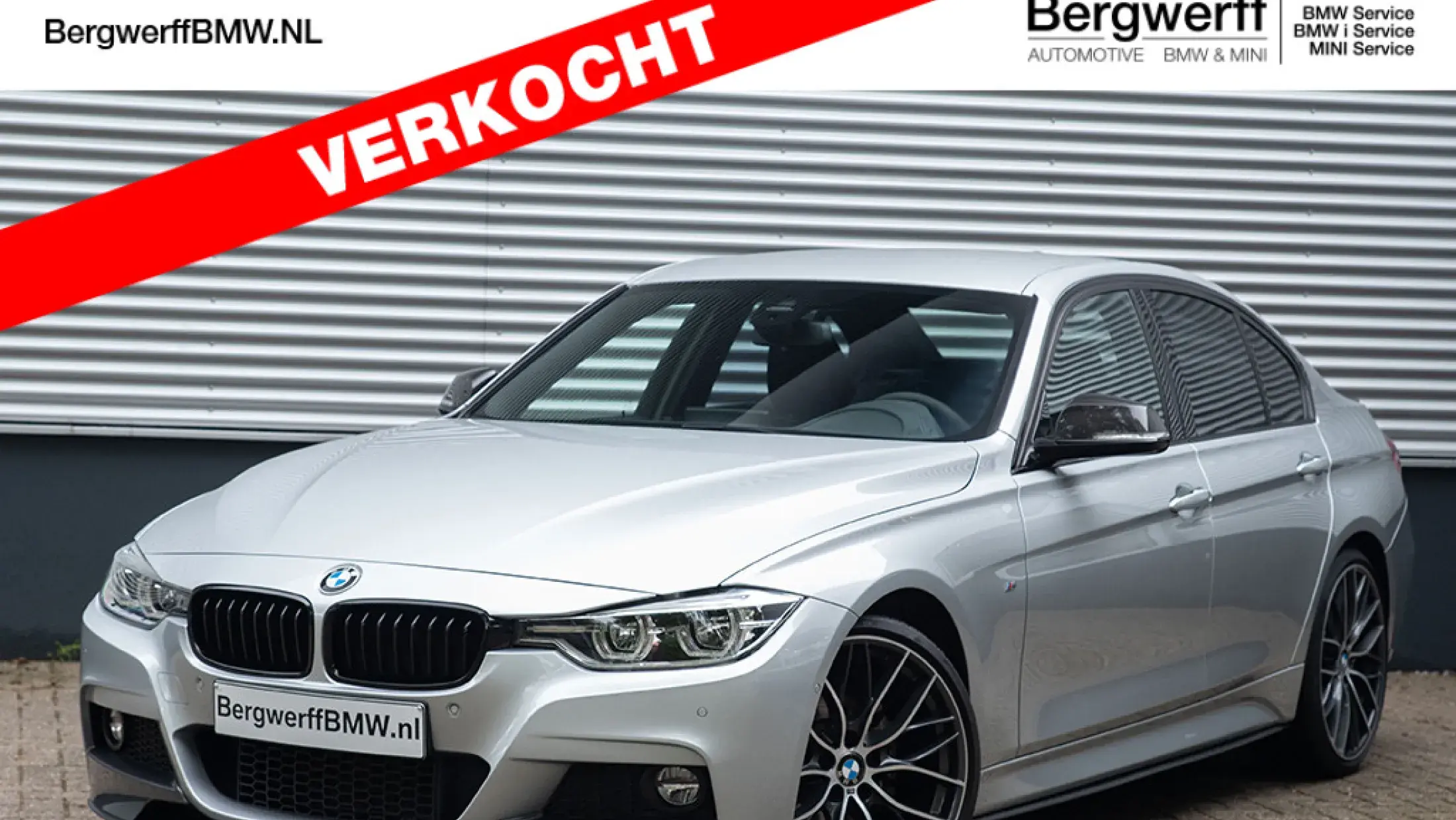 BMW 320i Sedan M Performance Glacier silver Leder dakota schwarz F30 LCI  2018 Bergwerff