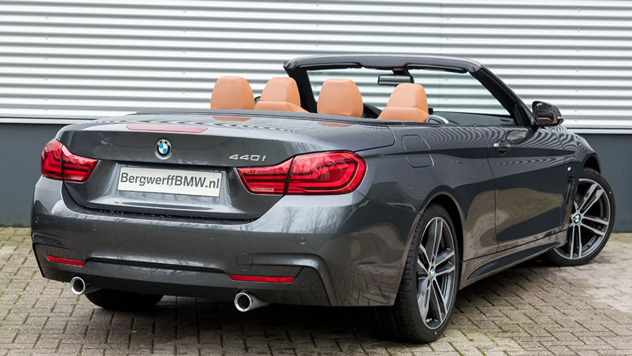 BMW 440i Cabrio High Executive M-Sport Mineralgrau Metallic F33 Bergwerff