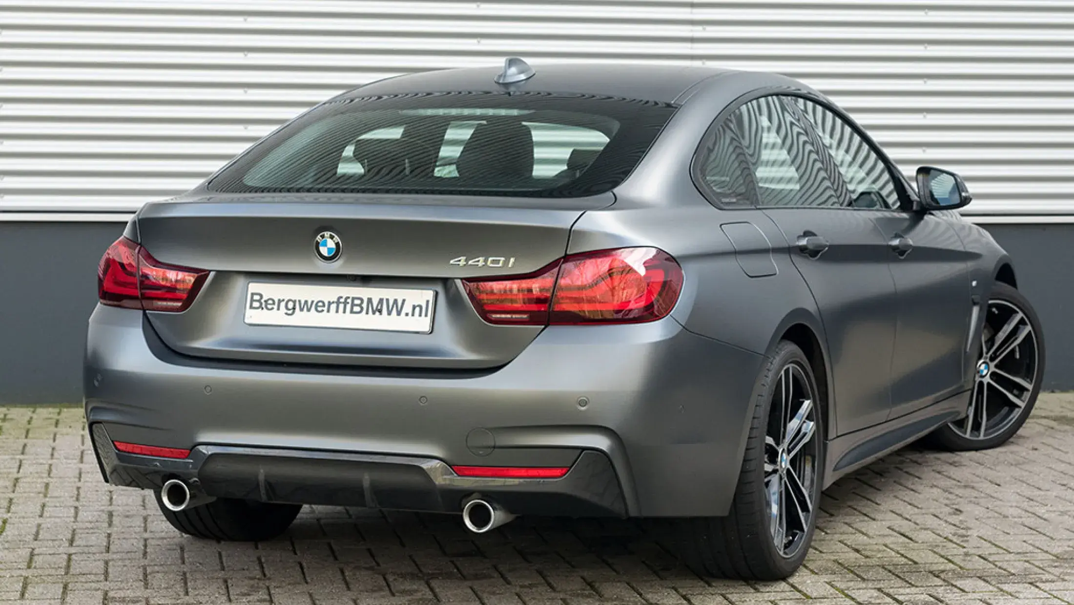 BMW 440i Gran Coupé High Executive M-Sport Frozen Dark Grey Individual F36 Bergwerff