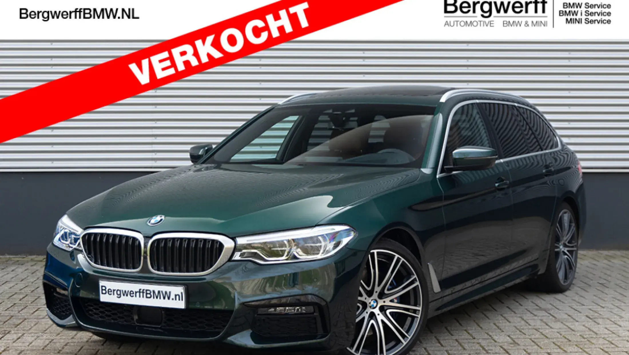 BMW 530i Touring G31 BMW Individual Peridot Green BMW Individual vollederen bekleding Tartufo