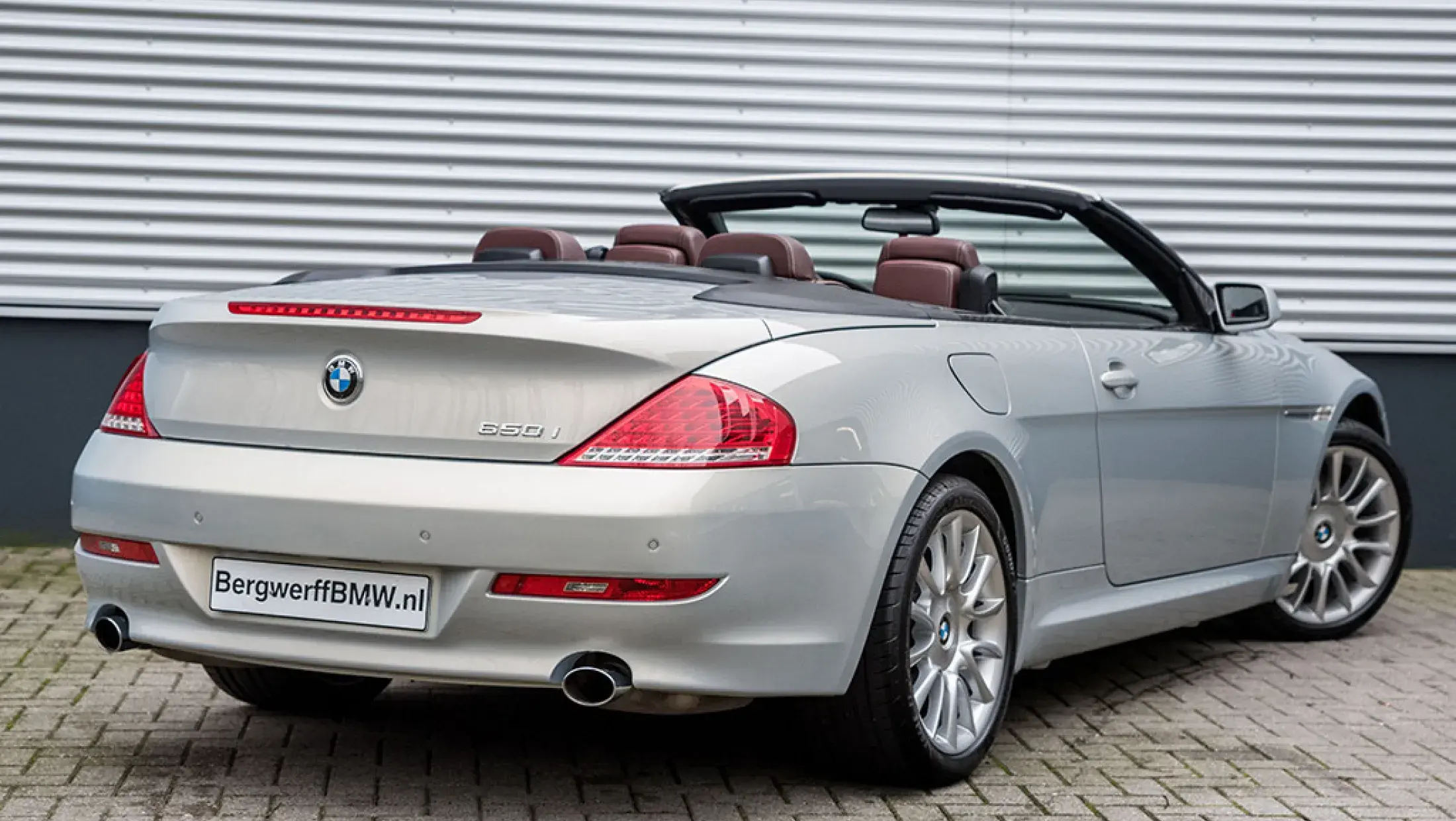 BMW 650i Cabrio Individual Composition Virtuoso  Mondstein Metallic Volleder Merino Amarobrown E64 Bergwerff