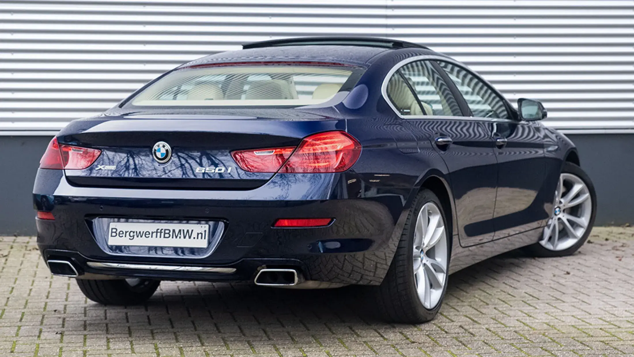 BMW 650i Gran Coupe tansanite blue individual champagner volleder F06 Bergwerff