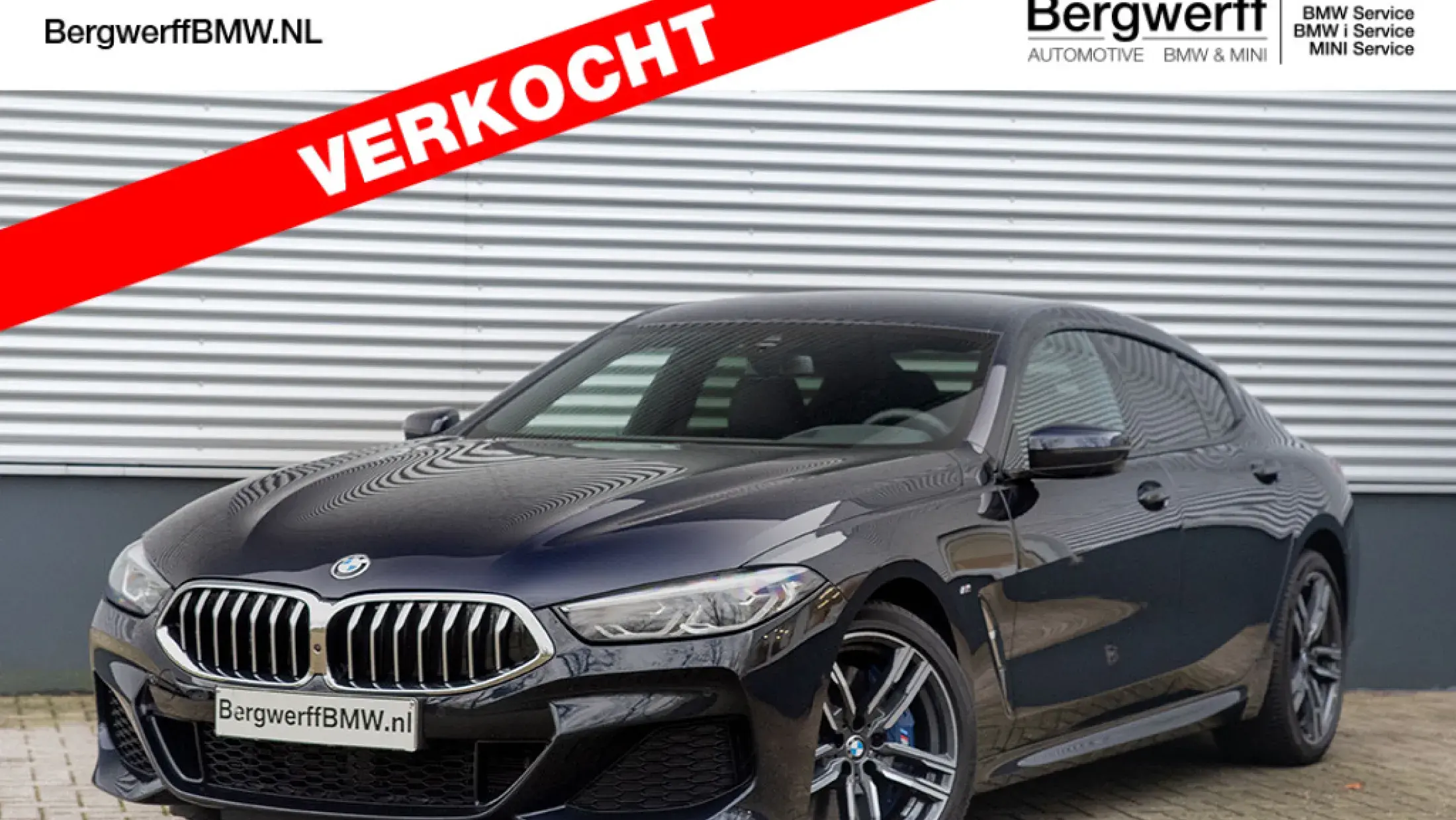 BMW 840i Gran Coupe G16 BMW Individual uitgebreid lederen bekleding Merino Schwarz Bergwerff