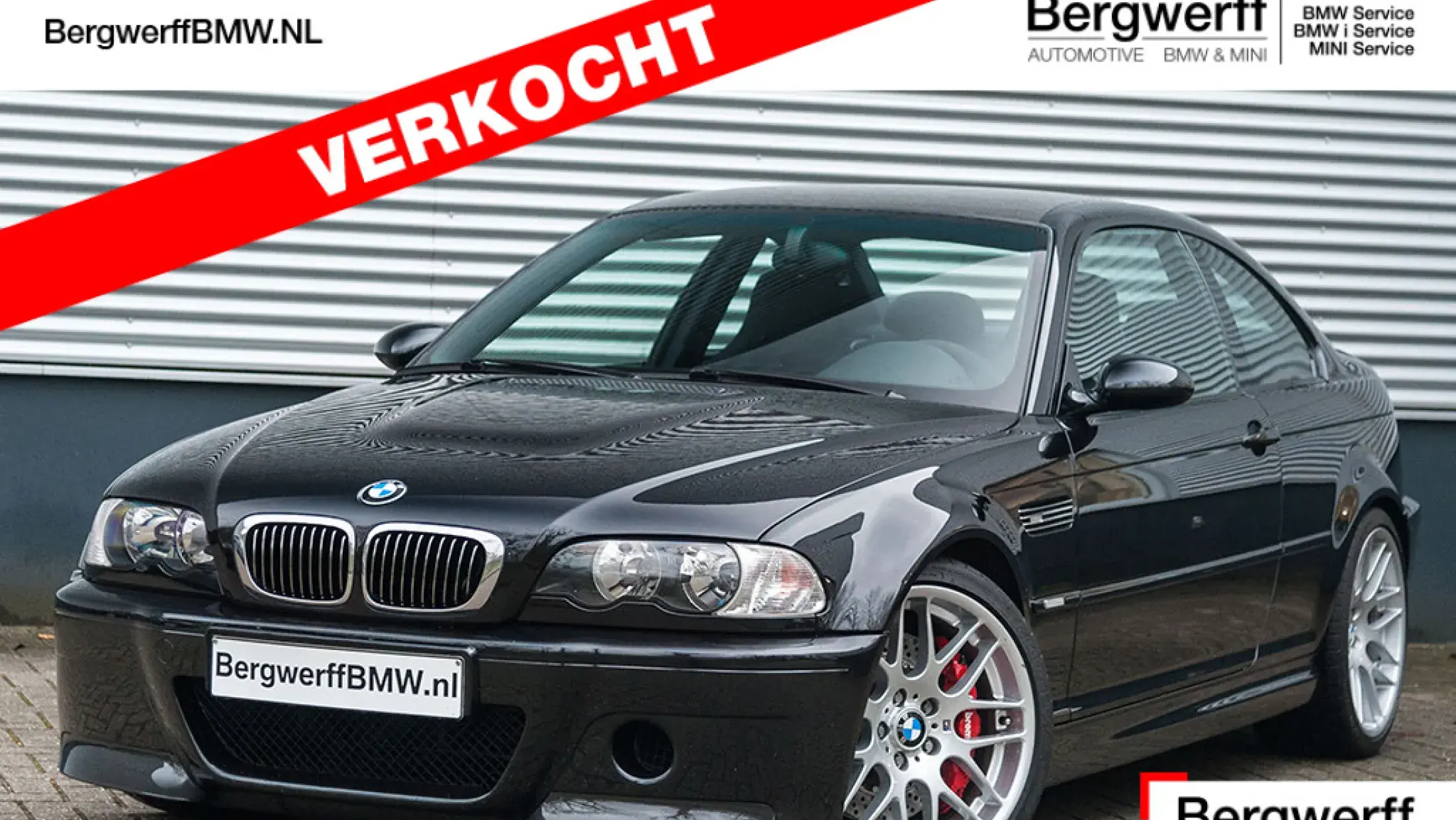 BMW E46 M3 CSL Coupe Saphir Zwart Amaretta reflex pur antrazit 2003 Bergwerff Gorinchem