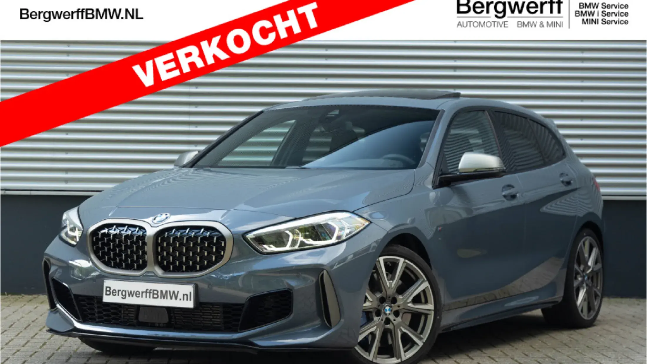 BMW M135i F40 Stormbay Metallic Hartchback Dakota schwarz leder Harman Kardon