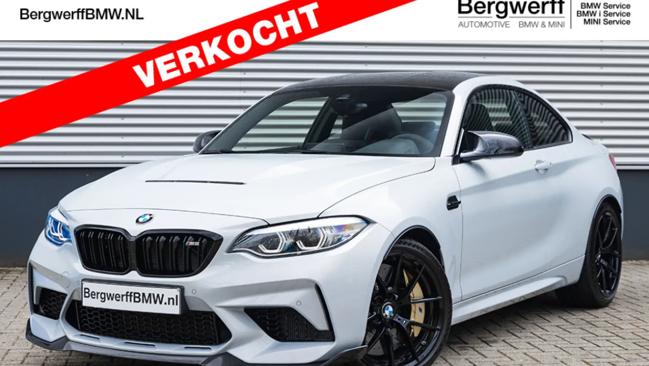 BMW M2 CS Manual Handgeschakeld F22 Hockenheim silver Metallic Alcantara Ledercombinatie Anthrazit Bergwerff