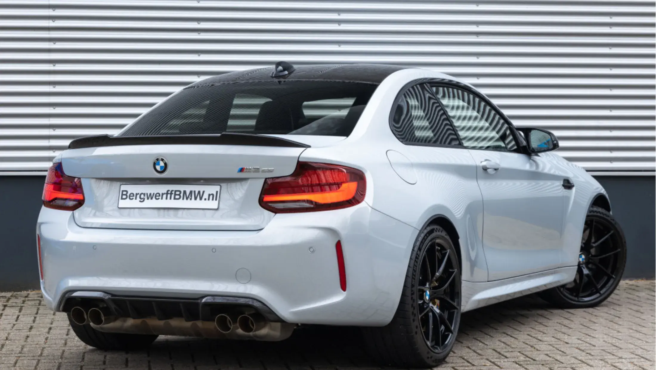 BMW M2 CS Manual Handgeschakeld F22 Hockenheim silver Metallic Alcantara Ledercombinatie Anthrazit Bergwerff