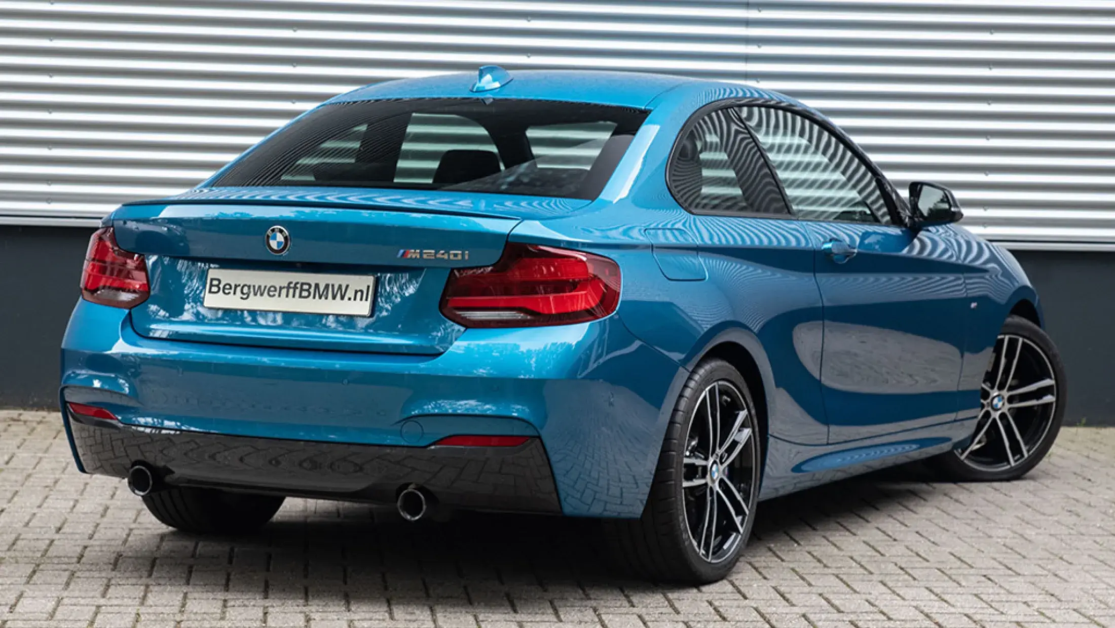 BMW M240i Long Beach Blue F22 Bergwerff