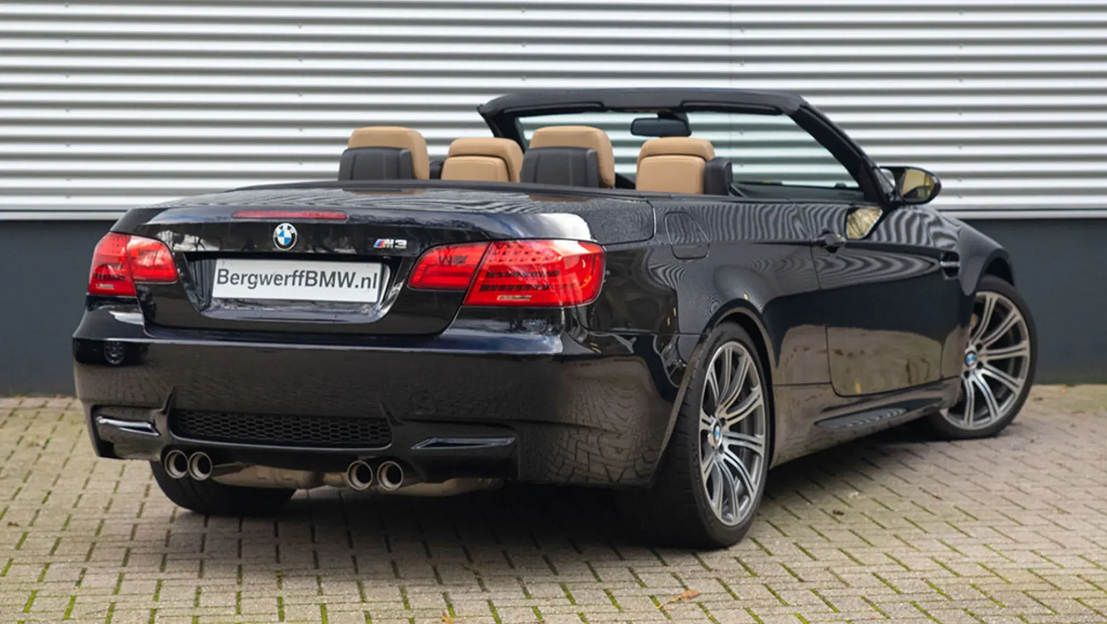 BMW M3 Cabrio E93 Volleder Jerez Black Pearl Erweiterte Lederausstattung Novillo Bambusbeige