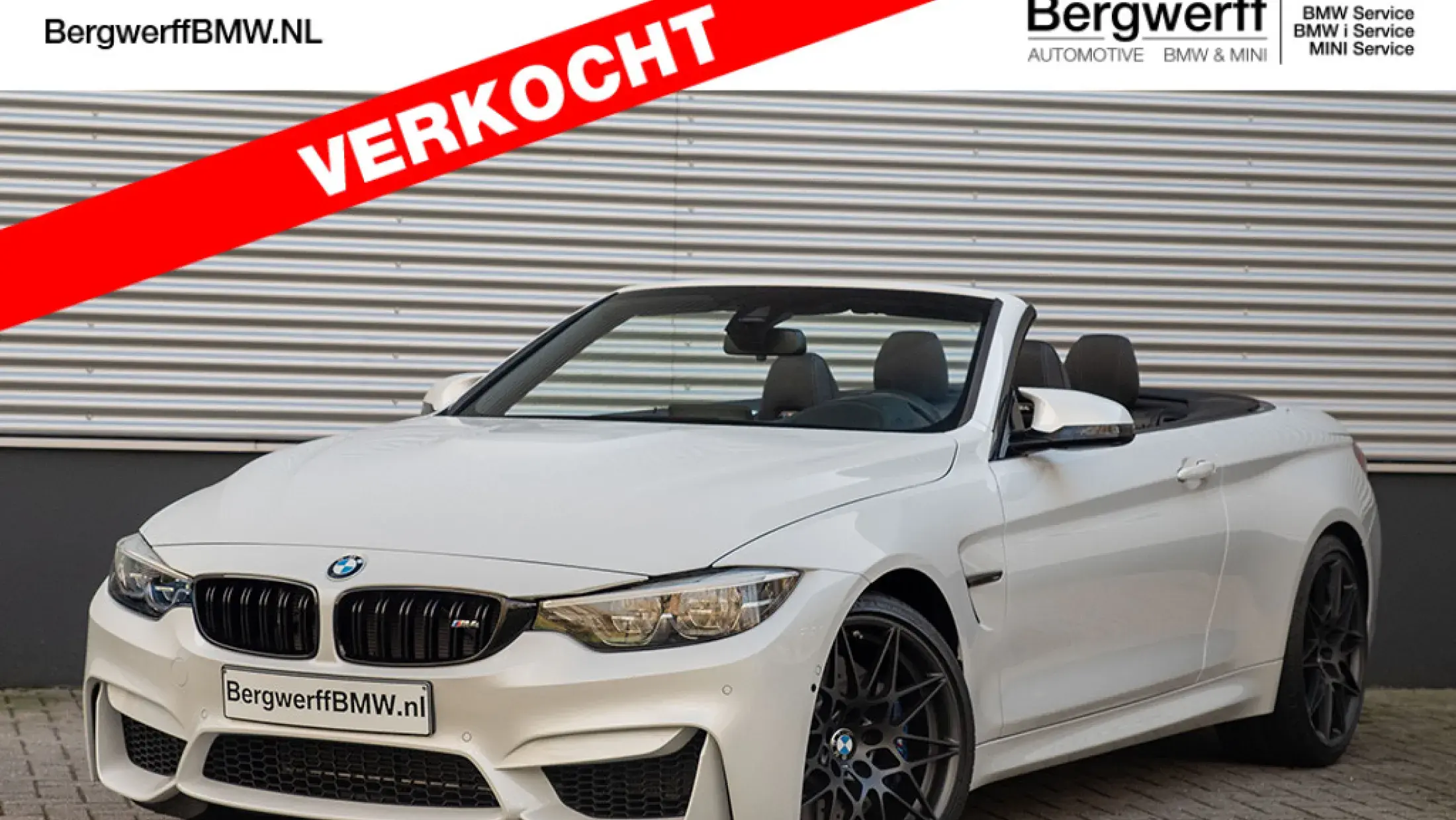 BMW M4 Competition Cabrio F83 Mineral White Metallic Volleder merino schwarz M Drivers package