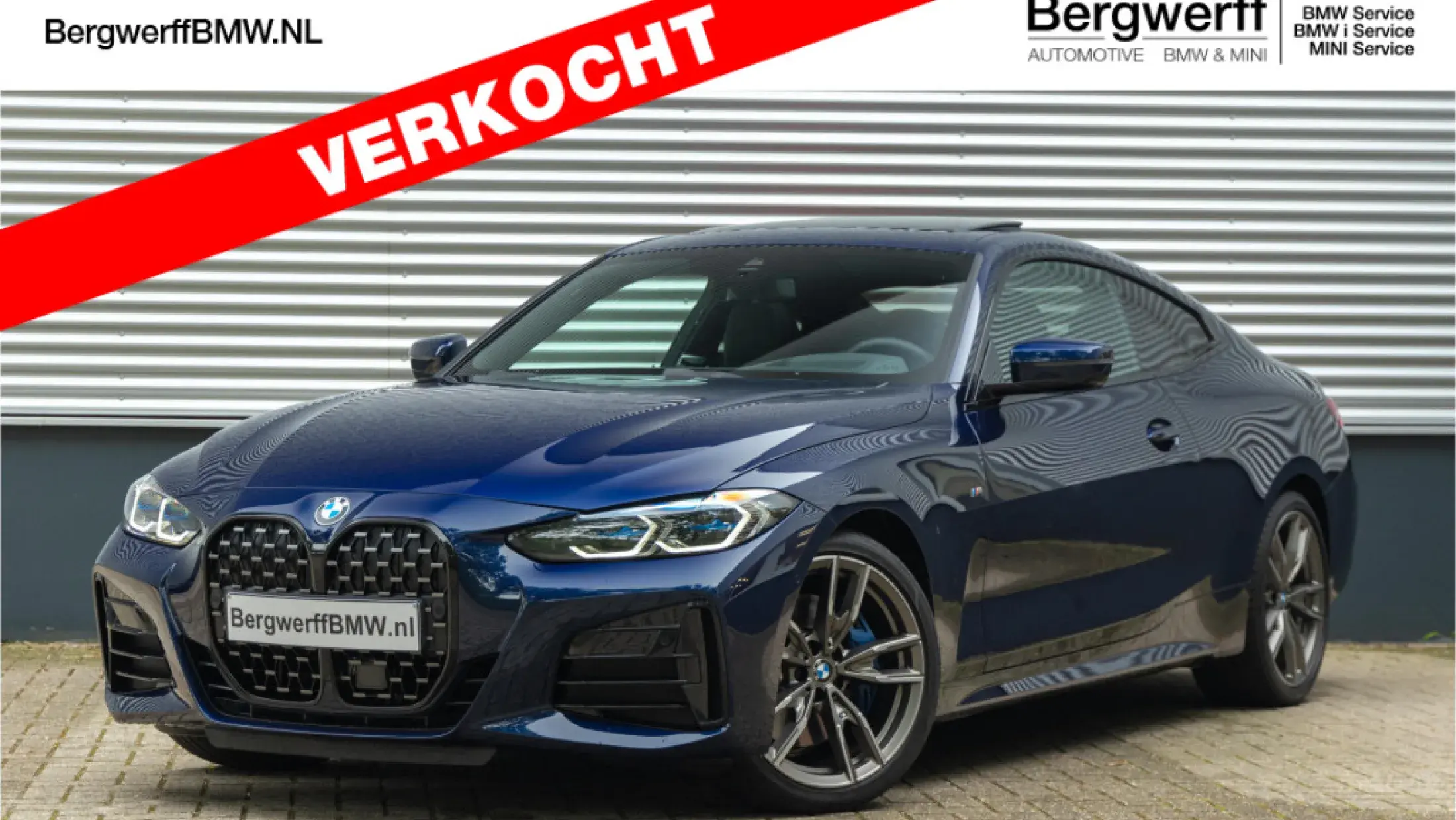 BMW M440i Coupe Individual Tansanitblau Metallic G22 Leder Vernasca Schwarz Bergwerff