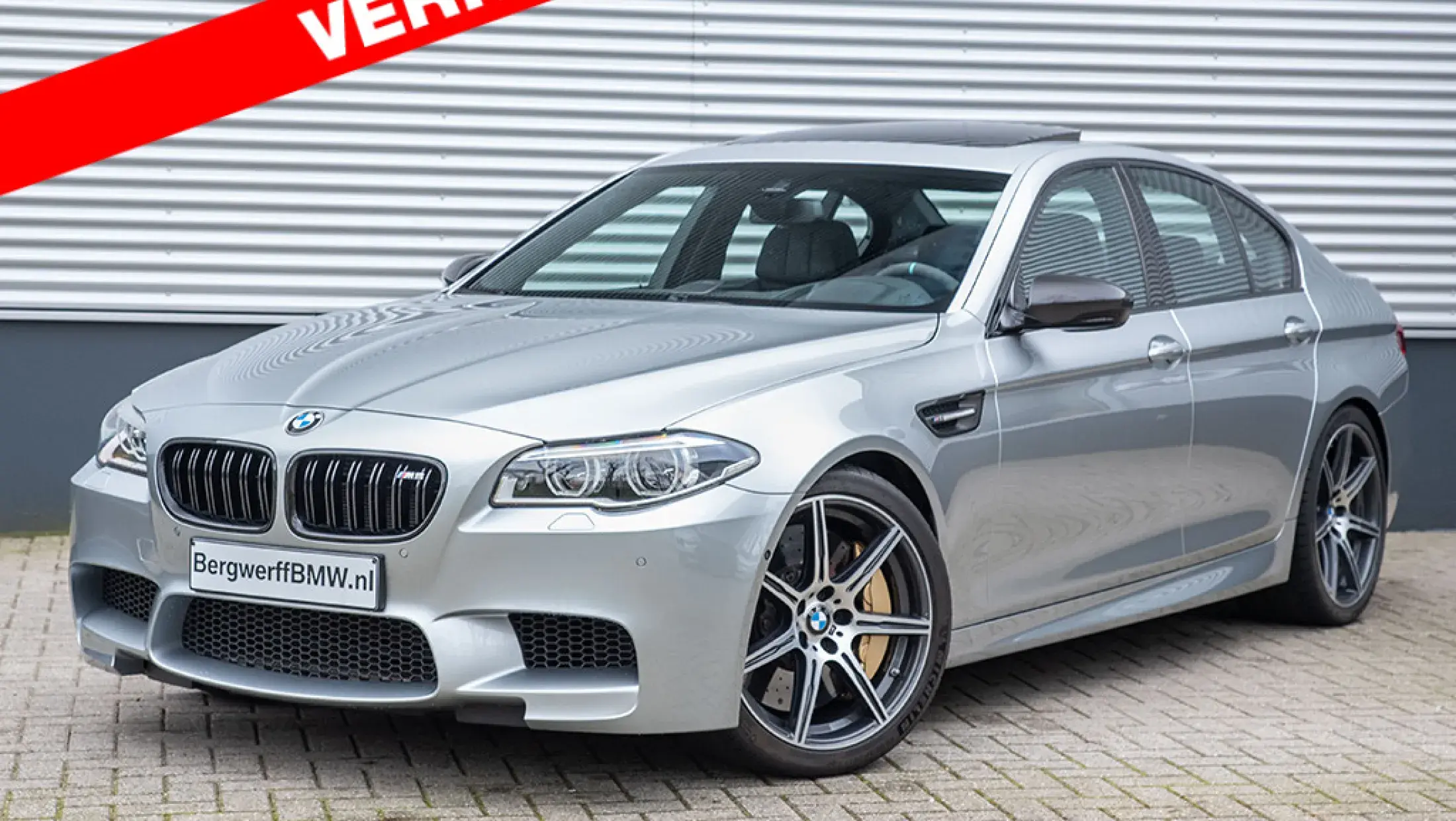 BMW M5 Competition Individual Pure Metal Silver Volleder Merino Schwarz F10 Bergwerff