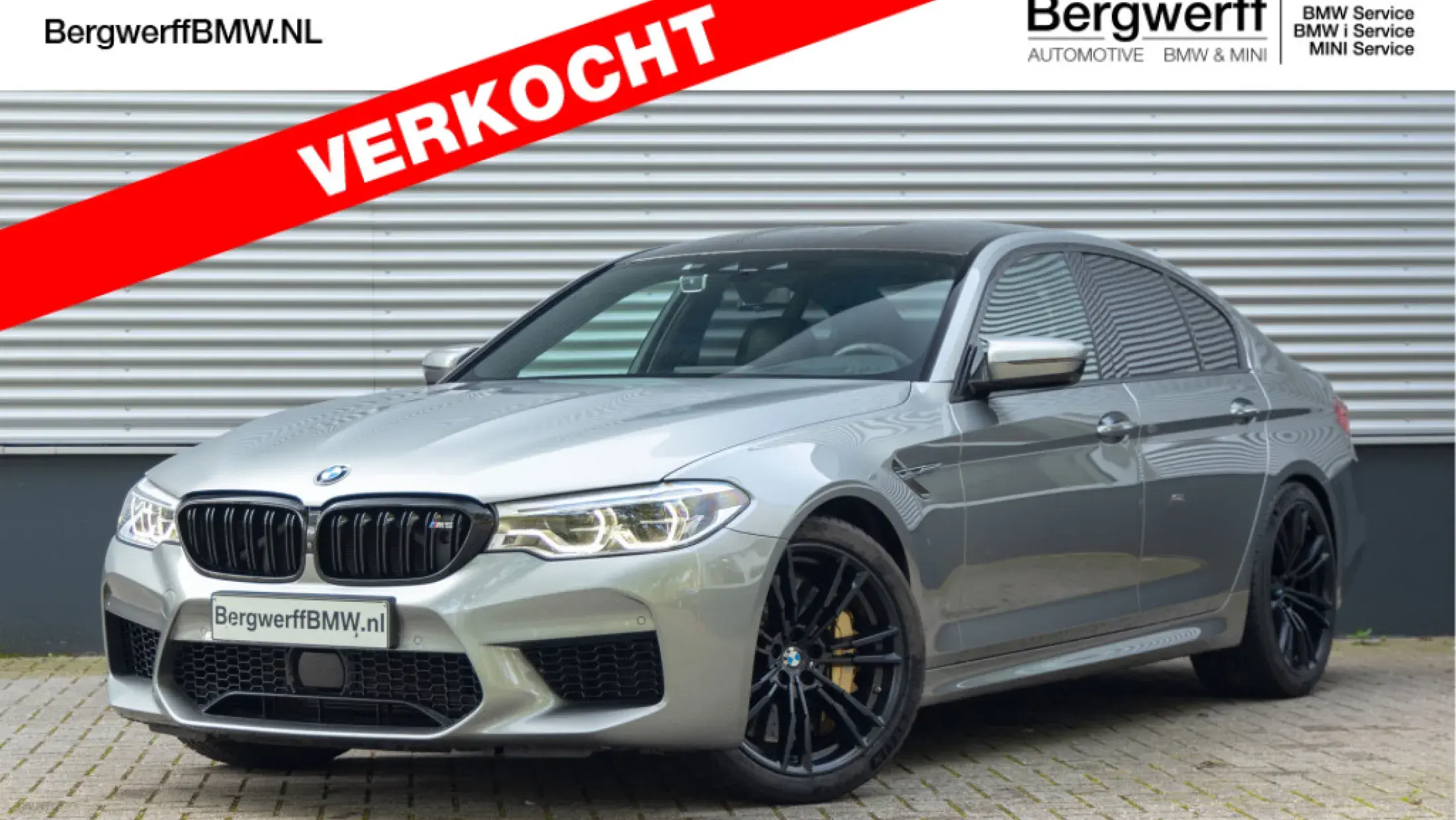 BMW M5 F90 Donington Grau metallic 2018 Merino Schwarz volleder Carbon Brakes Bergwerff