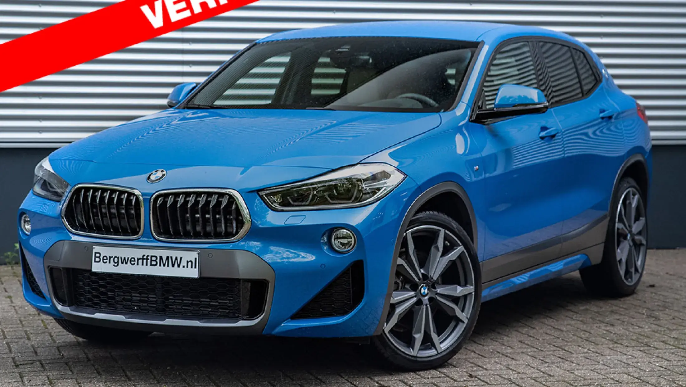 BMW X2 xDrive20i High Executive M-Sport X Memoryzetels Misano Blau Metallic F39 Bergwerff