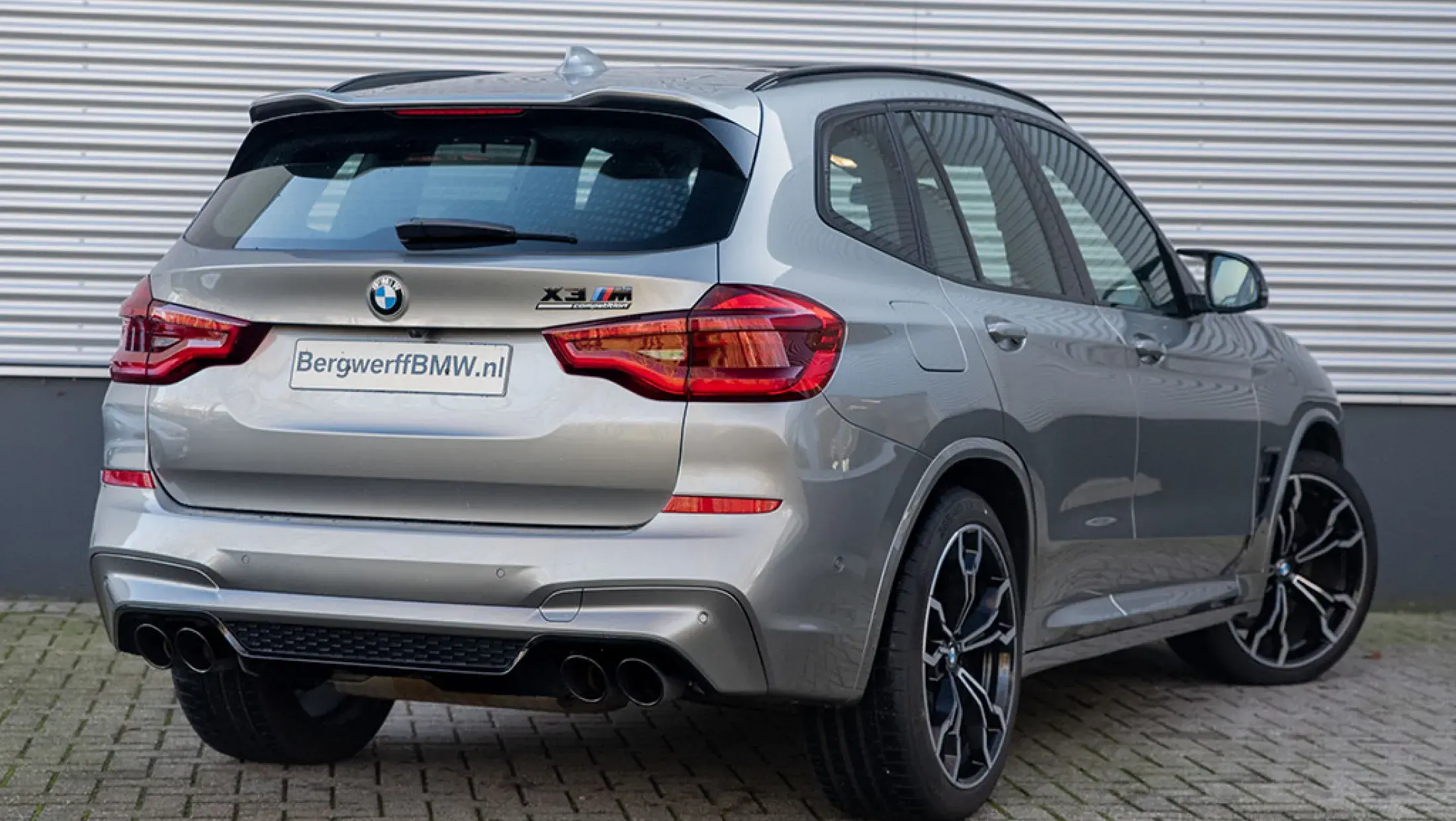 BMW X3 M Competition Donington Grau G01 Merino Schwarz leder M Drivers package Bergwerff