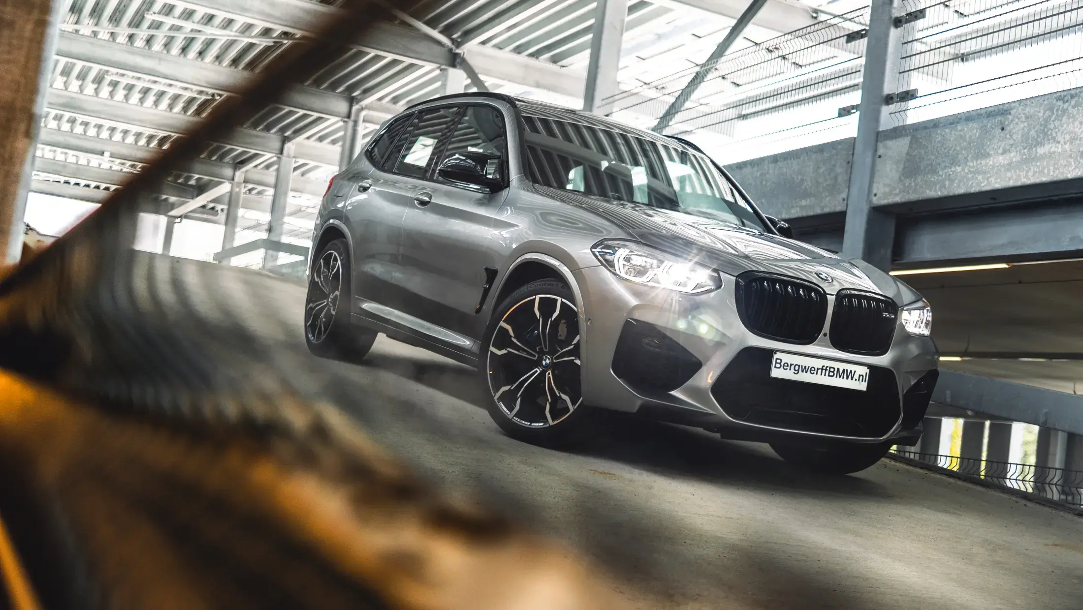 BMW X3 M Competition Donington Grau G01 Merino Schwarz leder M Drivers package Bergwerff