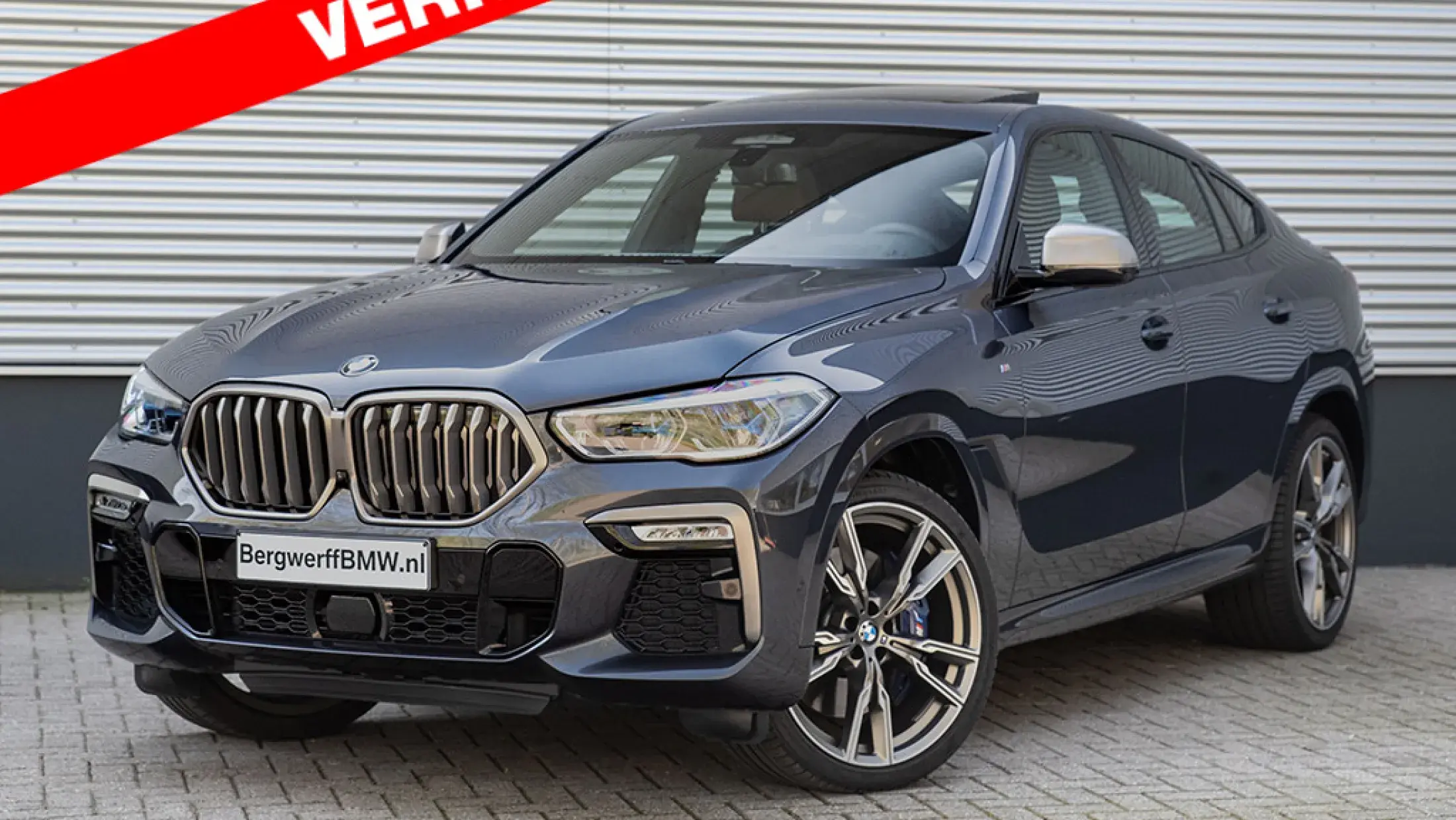 BMW X6 M50i High Executive Arcticgrau Metallic Leder Vernasca Design Coffee G06 Bergwerff