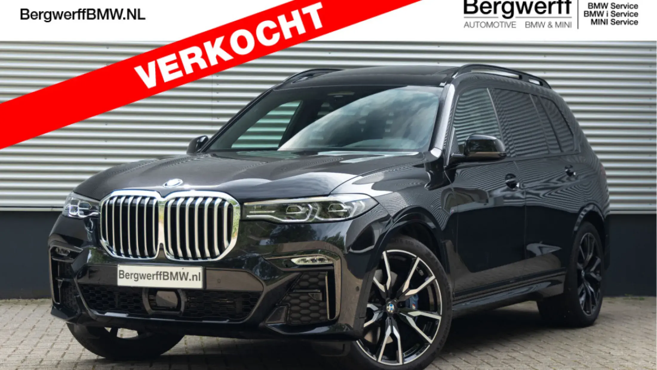 BMW X7 xDrive40i  G07 Black Saphire Metallic Leder Vernasca design Schwarz Bergwerff