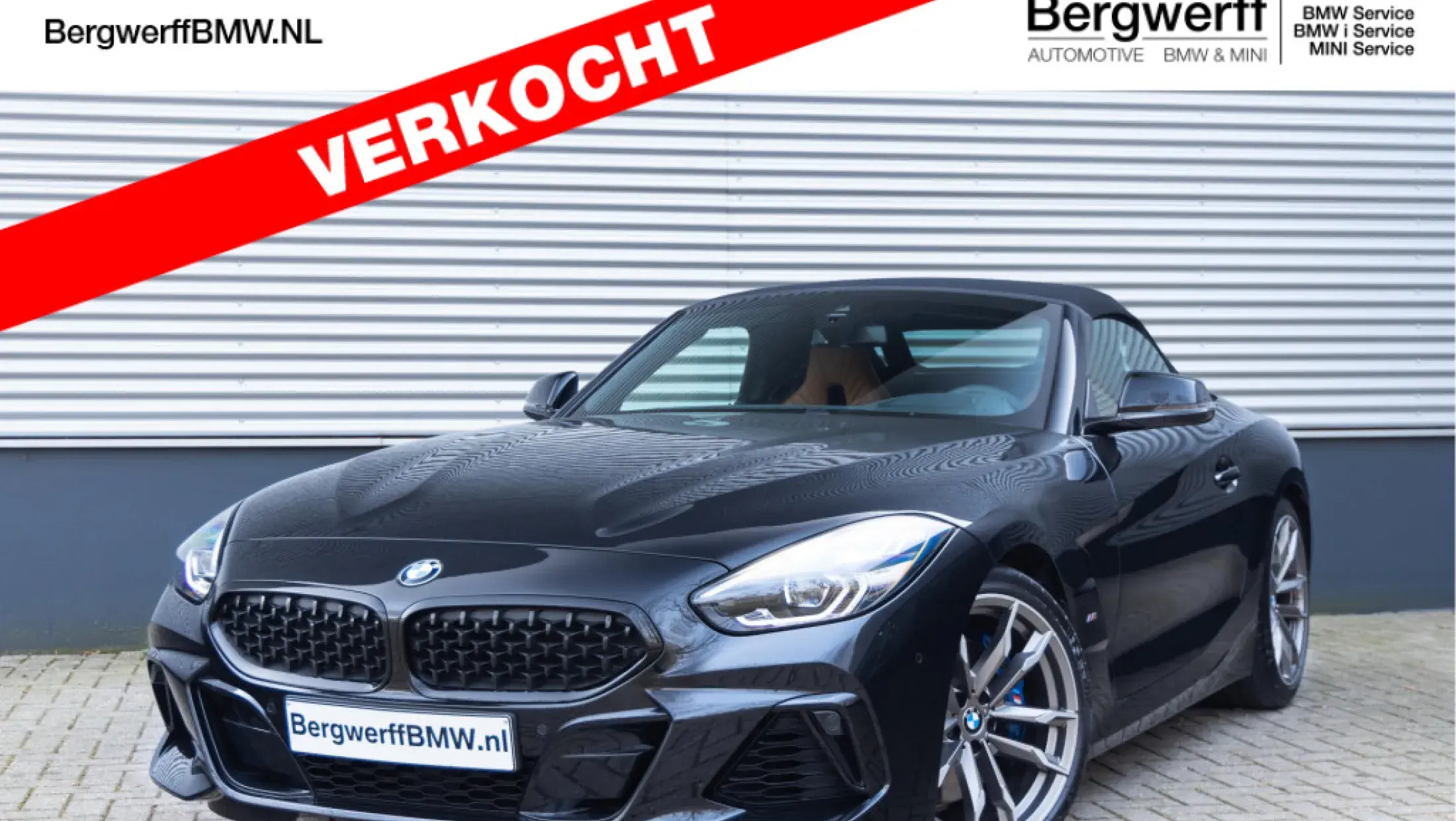 BMW Z4 Roadster M40i Leder Vernasca Cognac stiksel Schwarz G24 Cabrio 2020