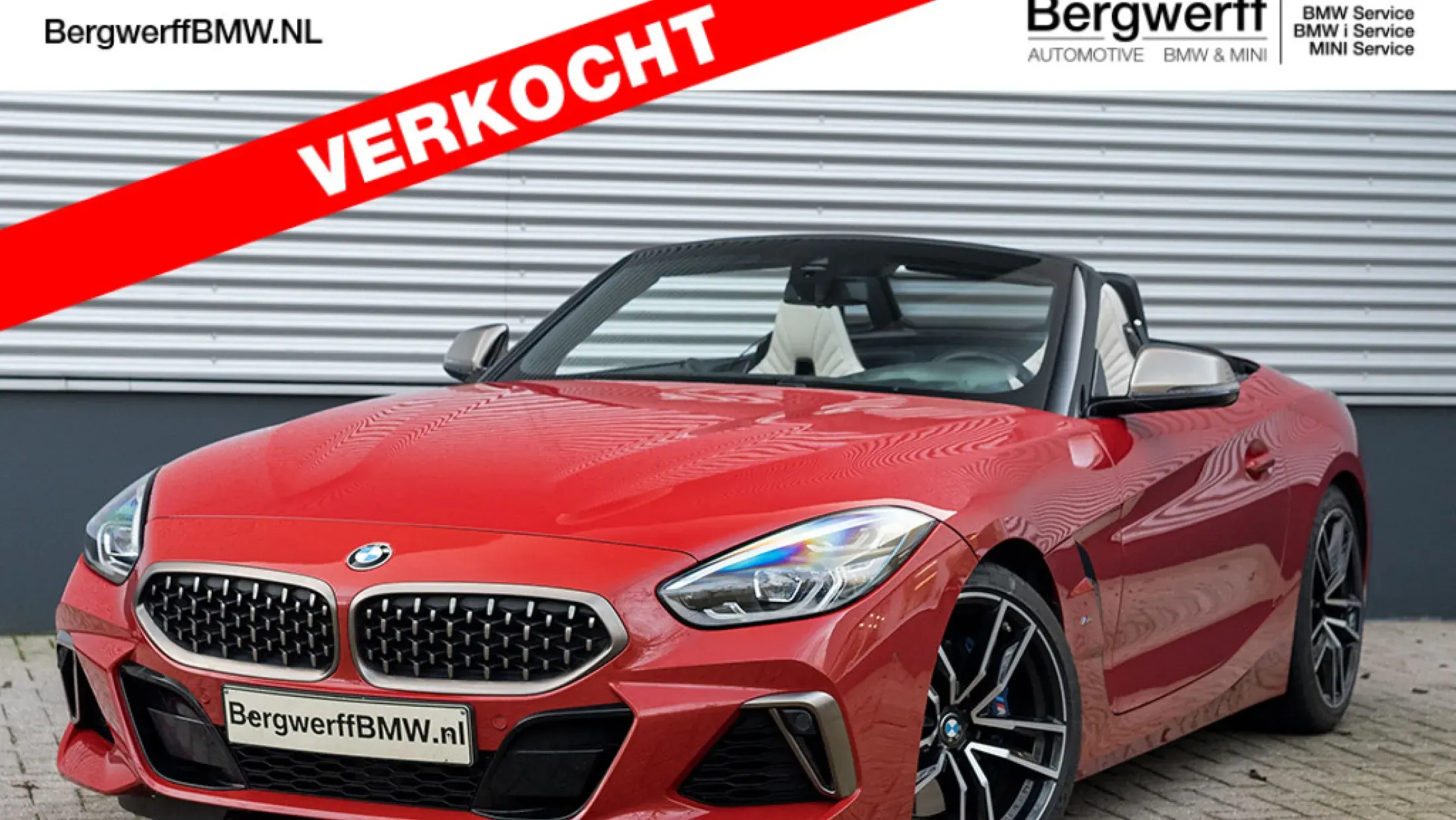 BMW Z4 Roadster M40i San Francisco Red Metallic Leder Vernasca Elfenbeinweiss Cabrio G29