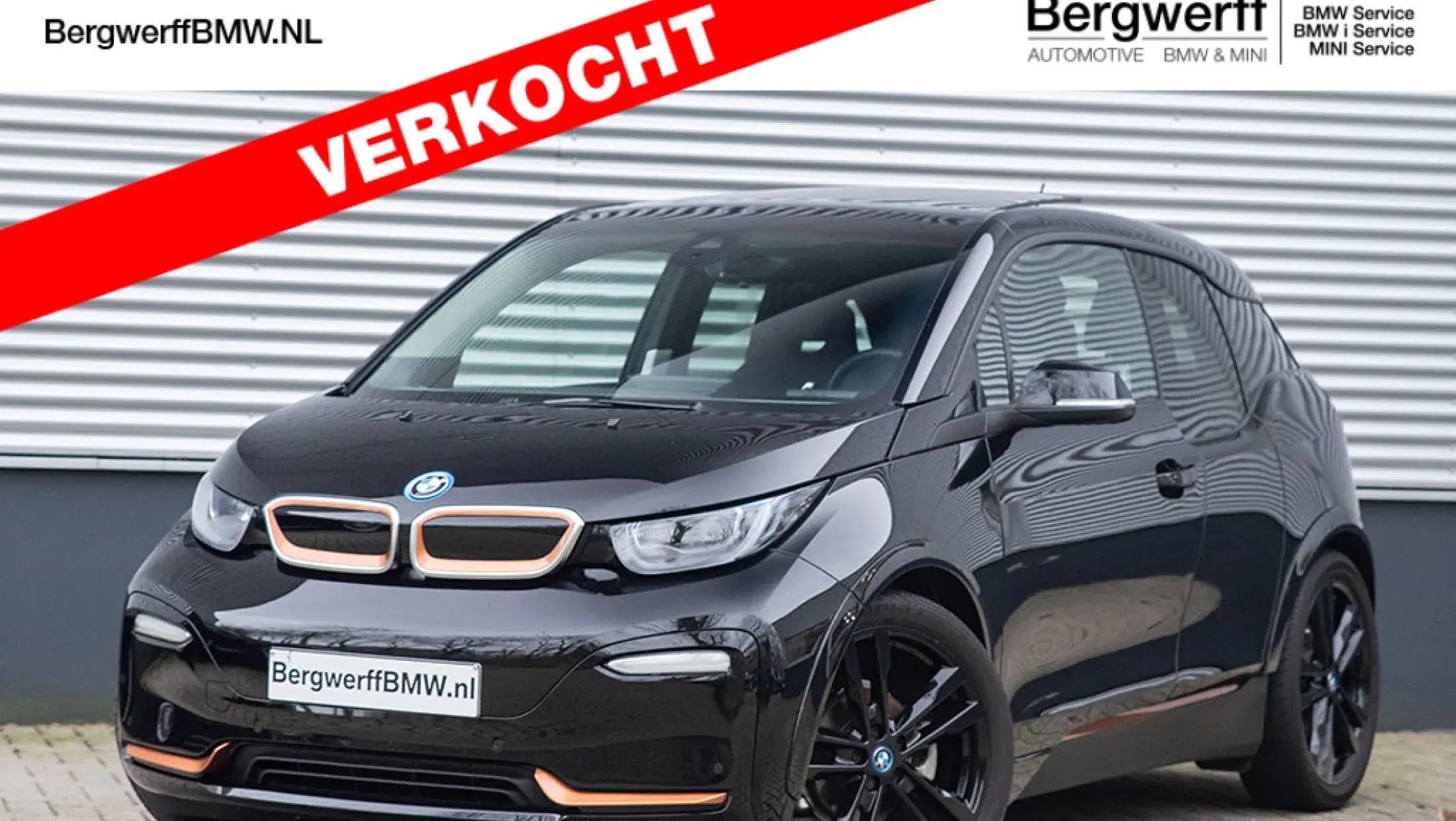 BMW i3 electric 120Ah roadstyle Fluid Black Stellaric Dalbergiabraun 2019 bergwerff