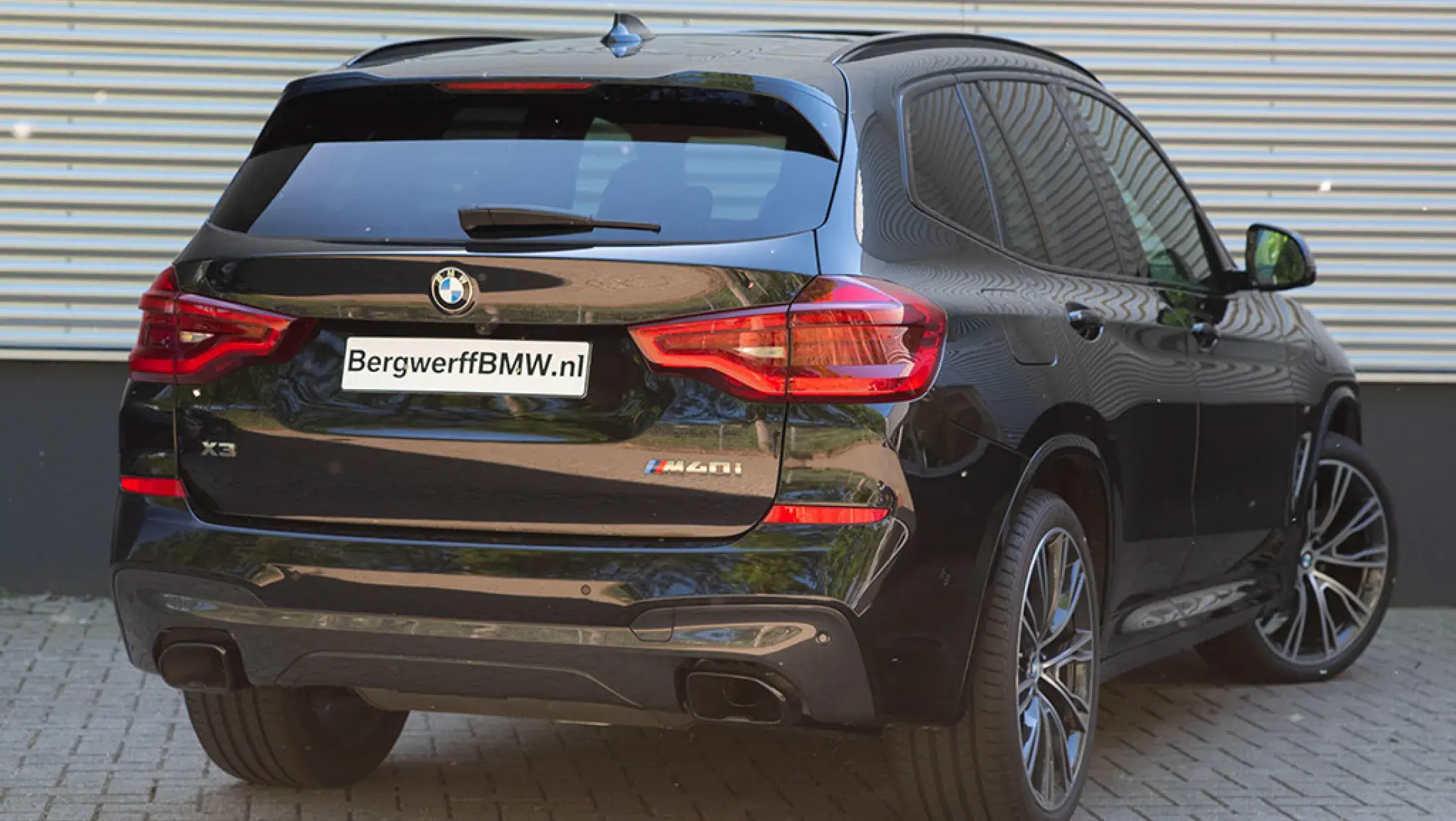 BWM X3 M40i G01 BMW Individual uitgebreid lederen bekleding Tartufo stiksel Schwarz SUV Bergwerff