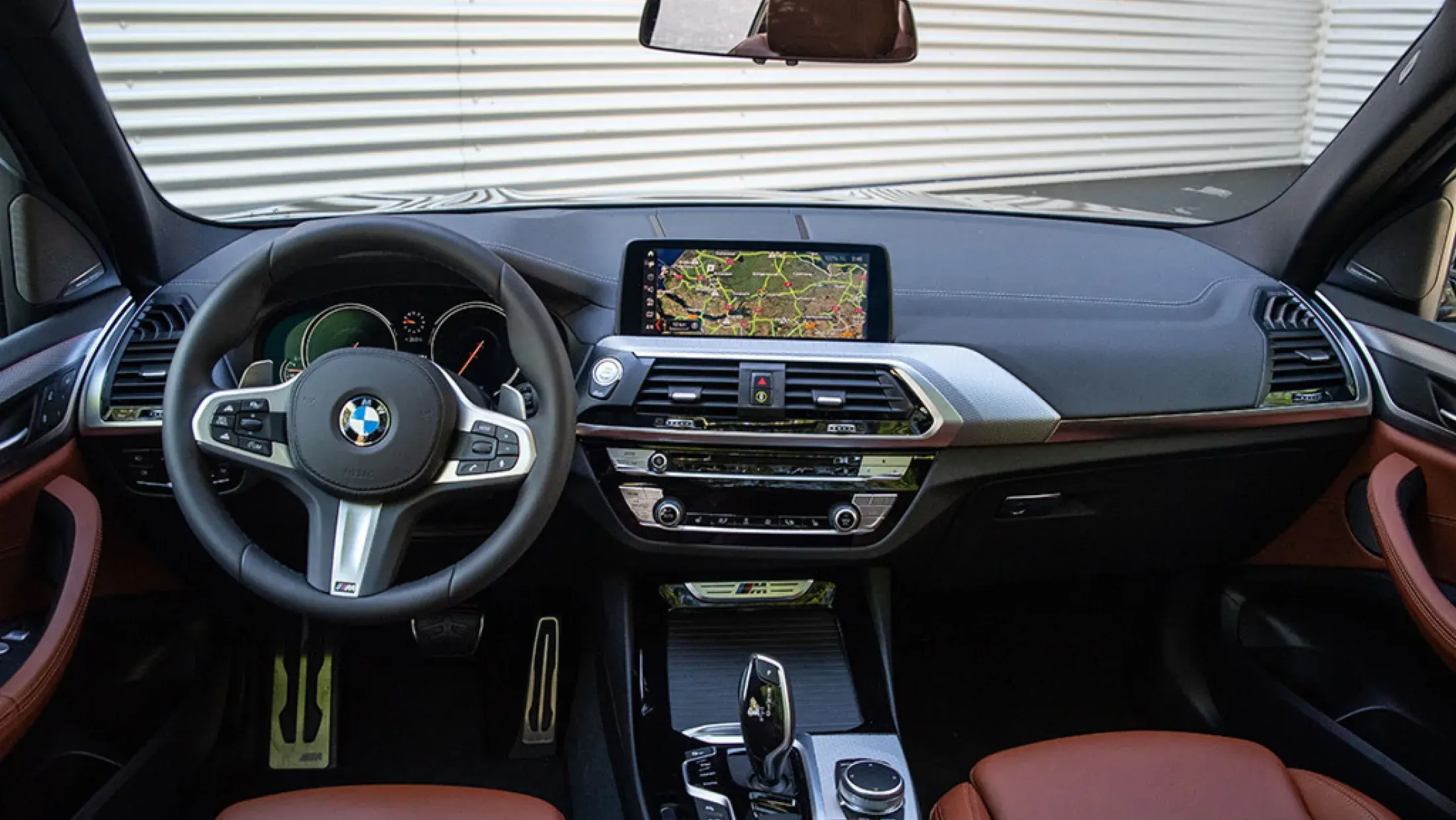 BWM X3 M40i G01 BMW Individual uitgebreid lederen bekleding Tartufo stiksel Schwarz SUV Bergwerff