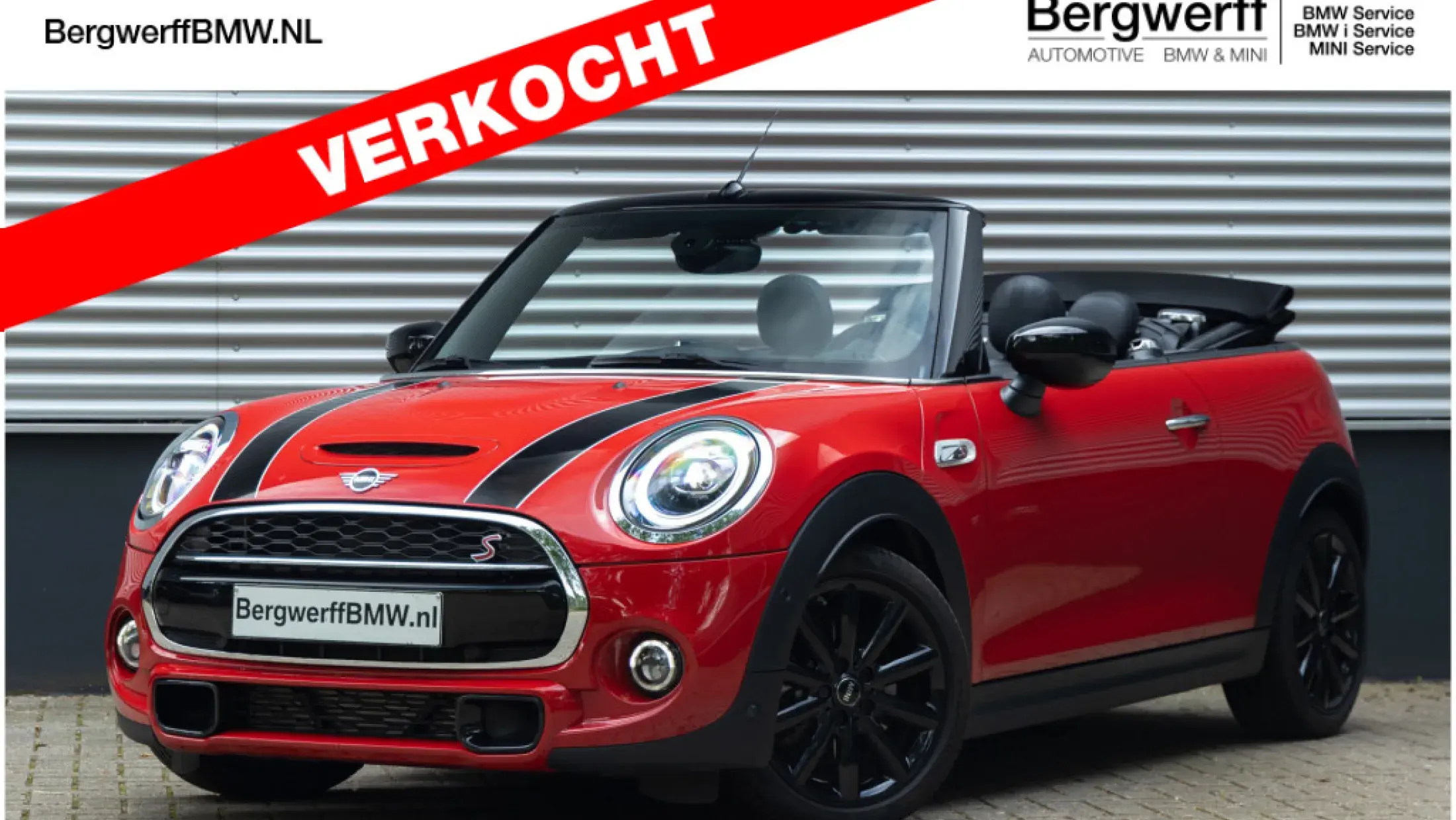 MINI Cooper S Chili Cabrio F57 Chili red MINI Yours Leer Lounge Carbon Black