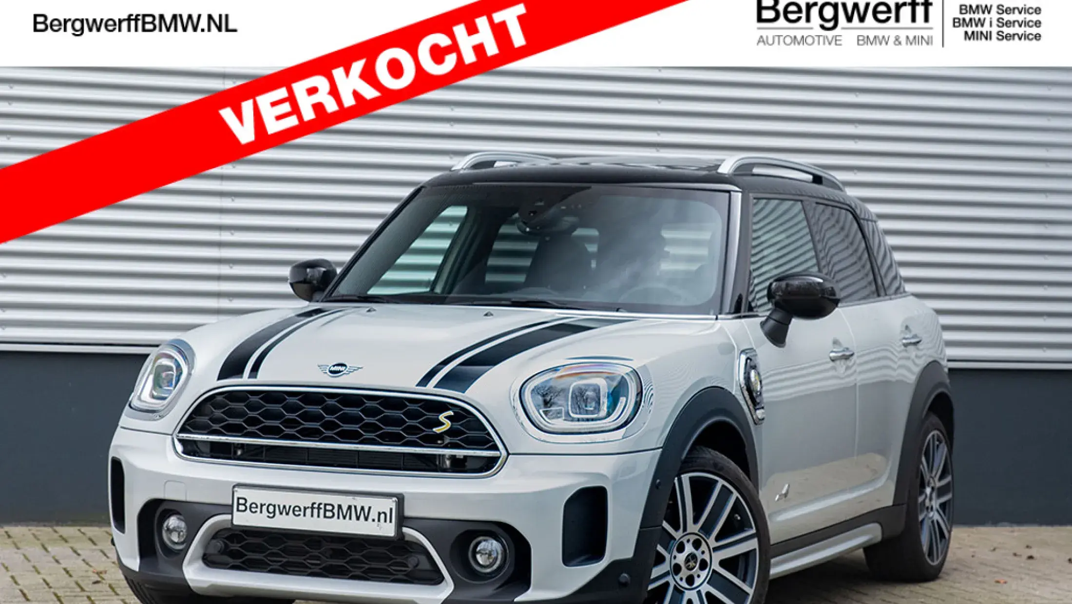 MINI Countryman SE Facelift F60 White silver MINI Yours leer lounge carbon Black ALL4 bergwerff