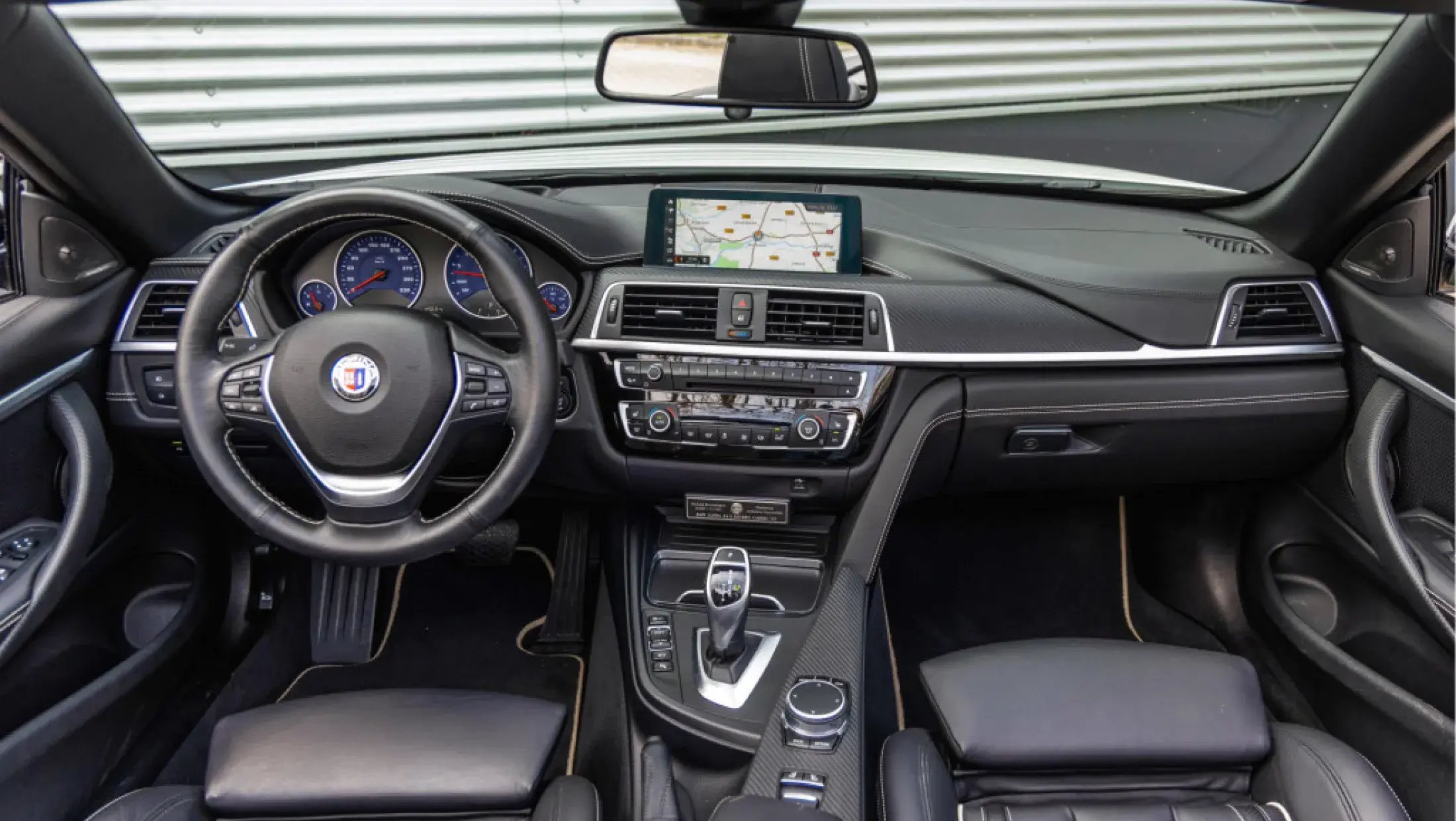 ALPINA B4 S Cabrio Bi-Turbo BMW Individual leder Schwarz F33 Mineralweiss Metallic