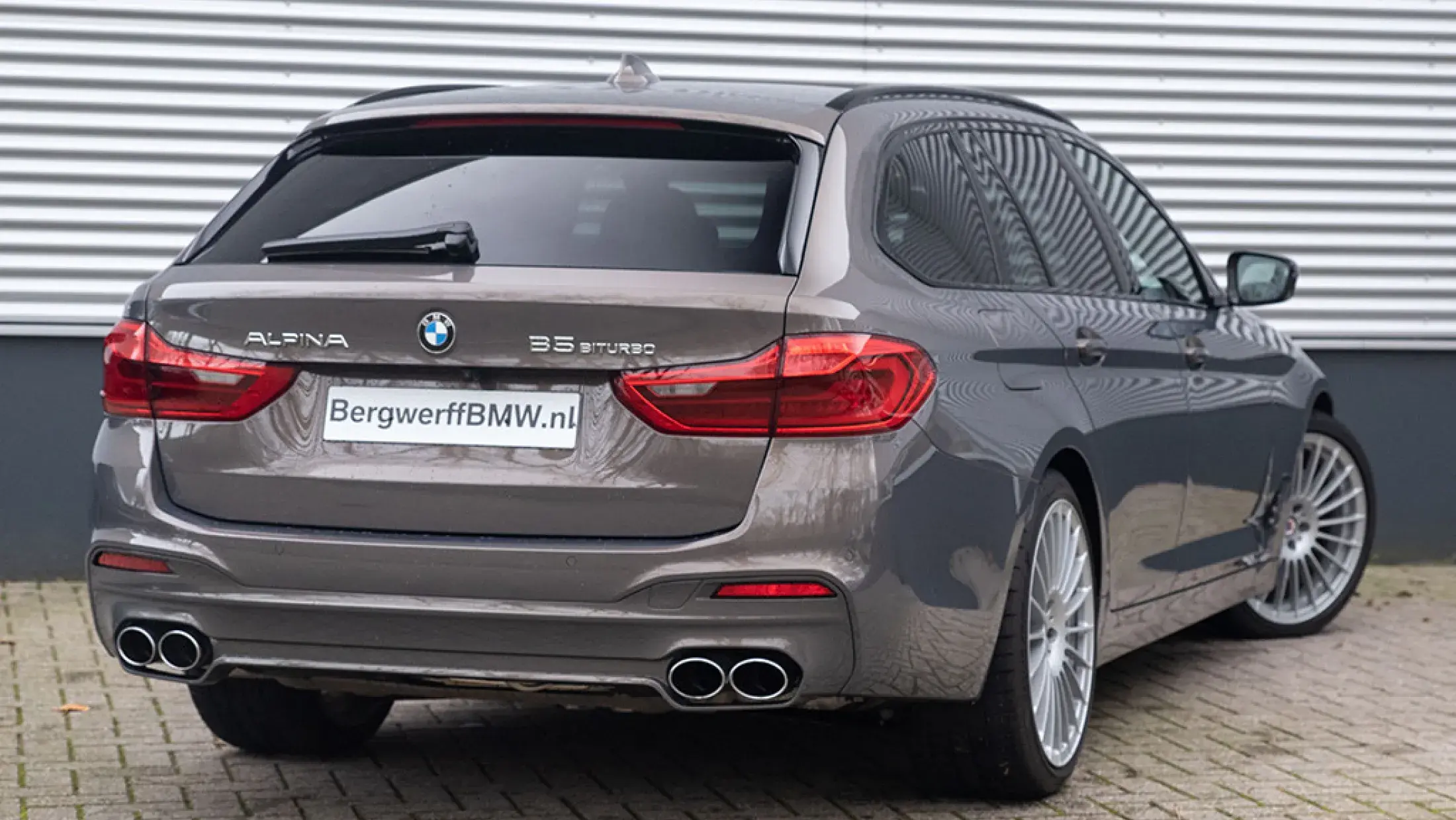 ALPINA B5 Touring Bi-Turbo G31 Alvit Grau metallic BMW Individual Exklusivleder Nappa Schwarz Bergwerff