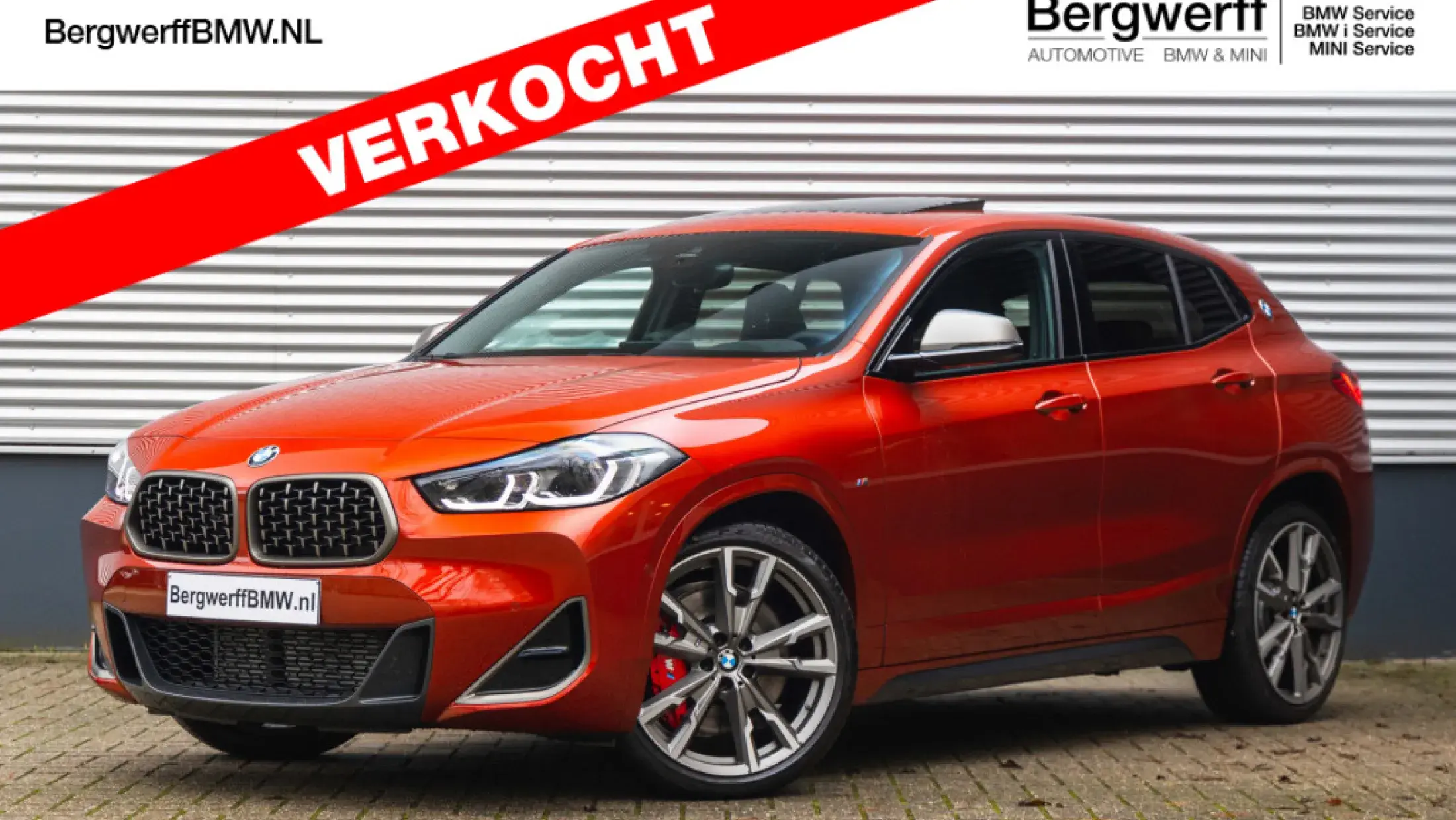 BMW M235i Full Option Sunset Orange metallic F39 SUV Leder Dakota Schwarz geperforeerd