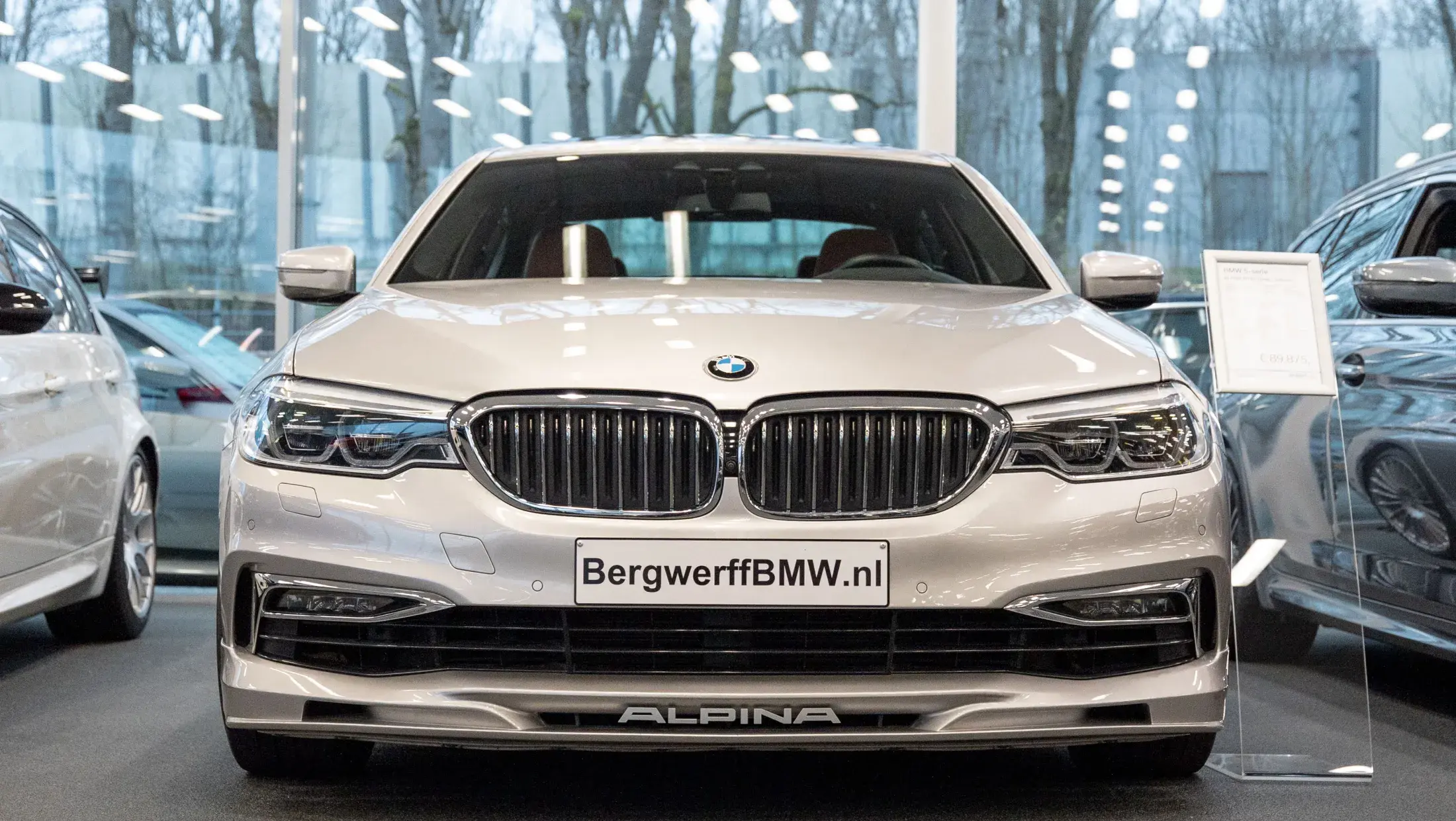 ALPINA B5 Bi-turbo sedan G30 Rhodonitsilber BMW Individual vollederen bekleding Tartufo 2019