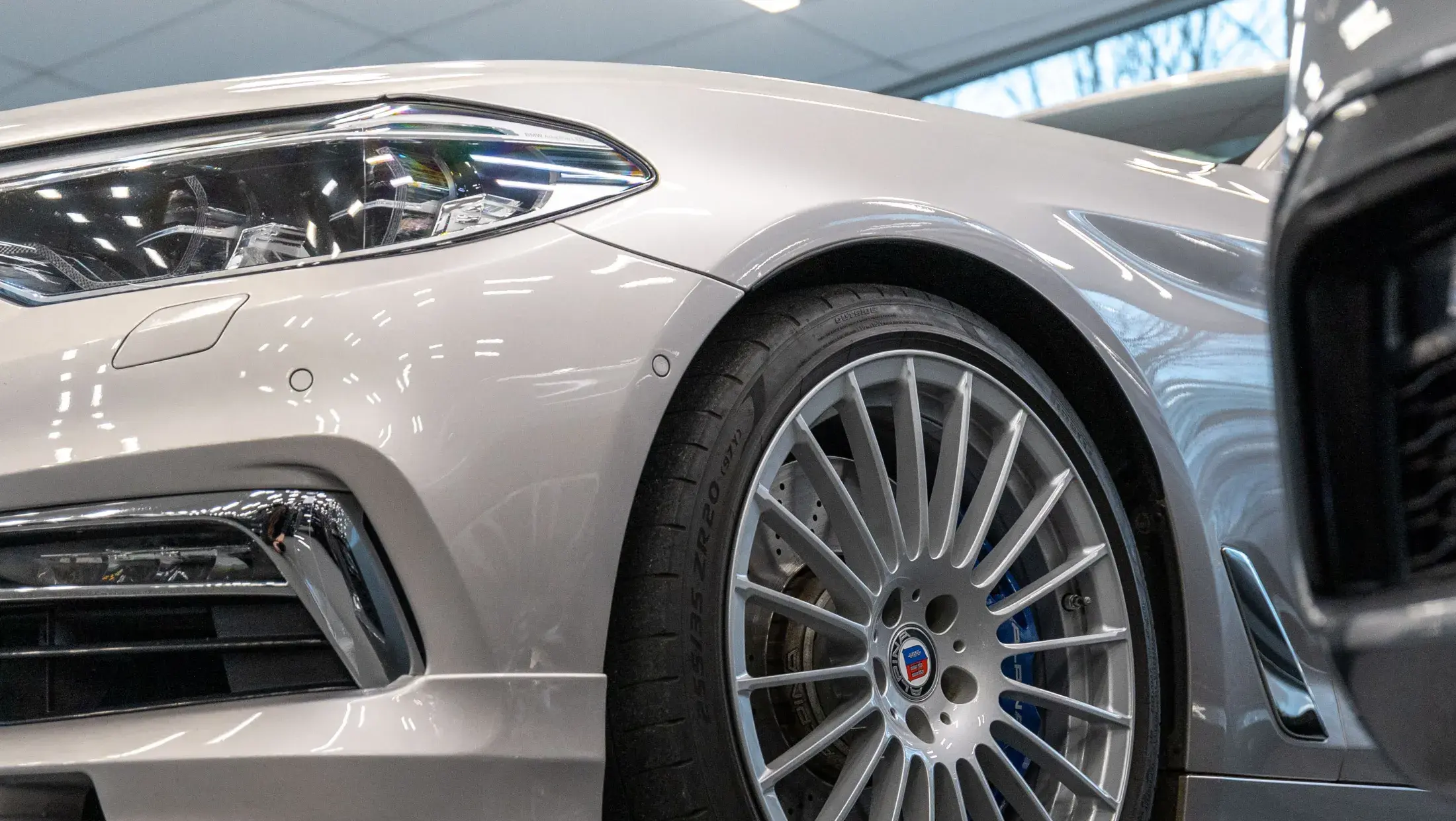 ALPINA B5 Bi-turbo sedan G30 Rhodonitsilber BMW Individual vollederen bekleding Tartufo 2019