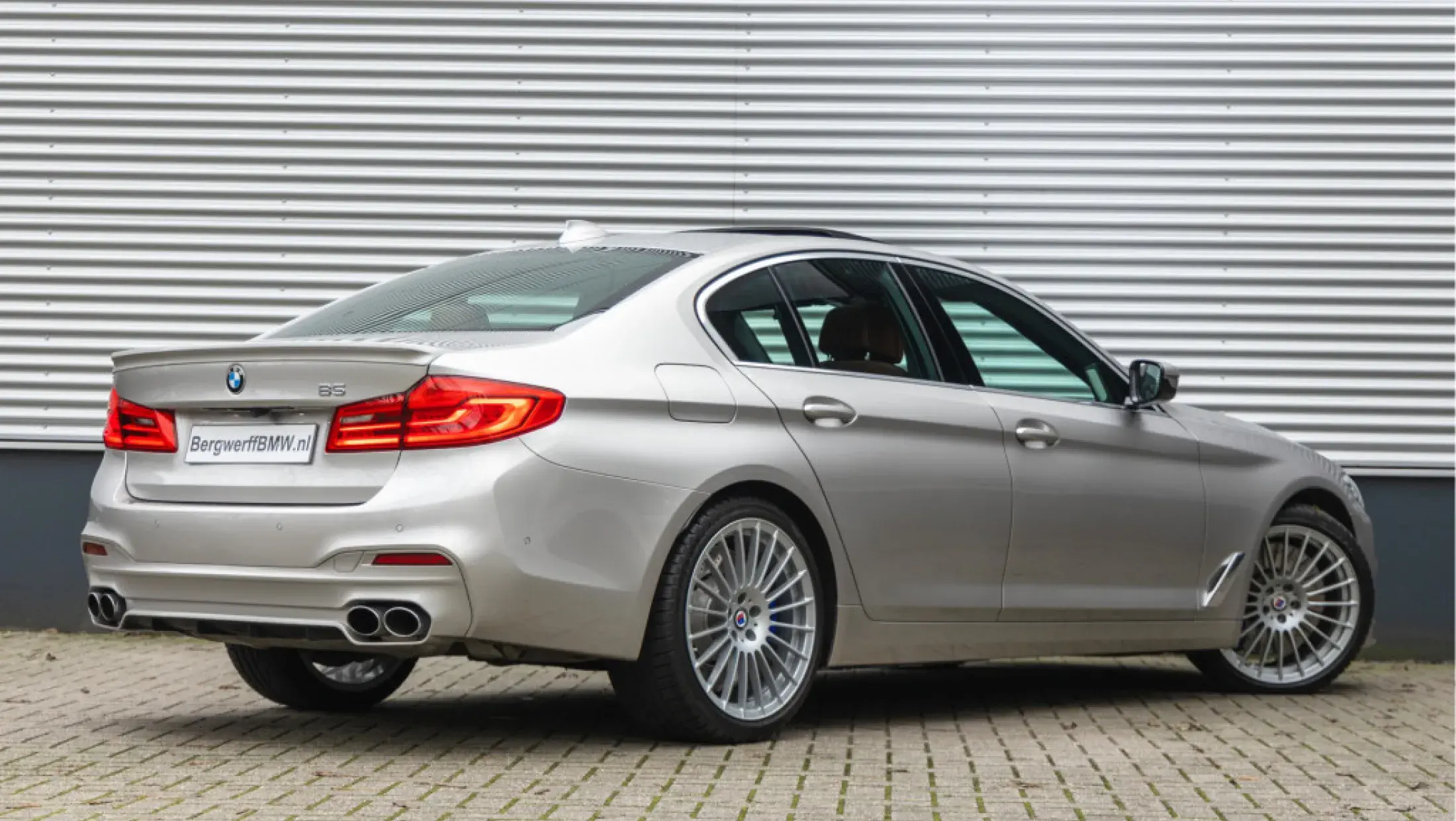 ALPINA B5 Bi-turbo sedan G30 Rhodonitsilber BMW Individual vollederen bekleding Tartufo 2019