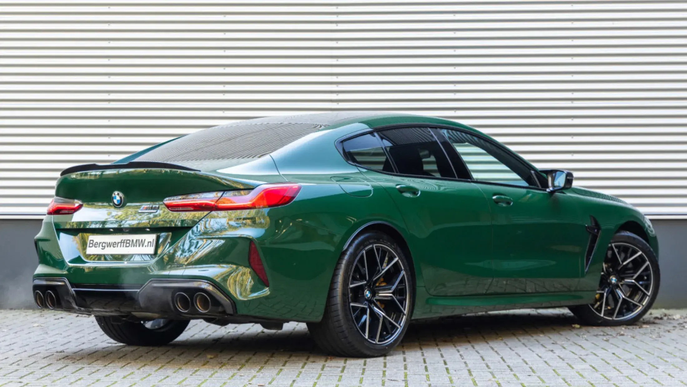 BMW M8 Competition Gran Coupe BMW Individual Irish Green F93 Volleder Merino Taruma Braun