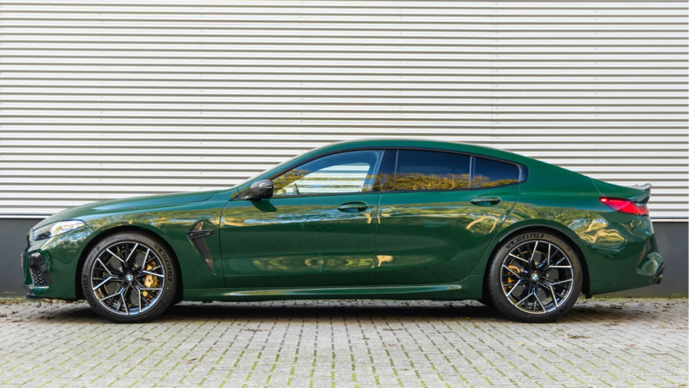 BMW M8 Competition Gran Coupe BMW Individual Irish Green F93 Volleder Merino Taruma Braun