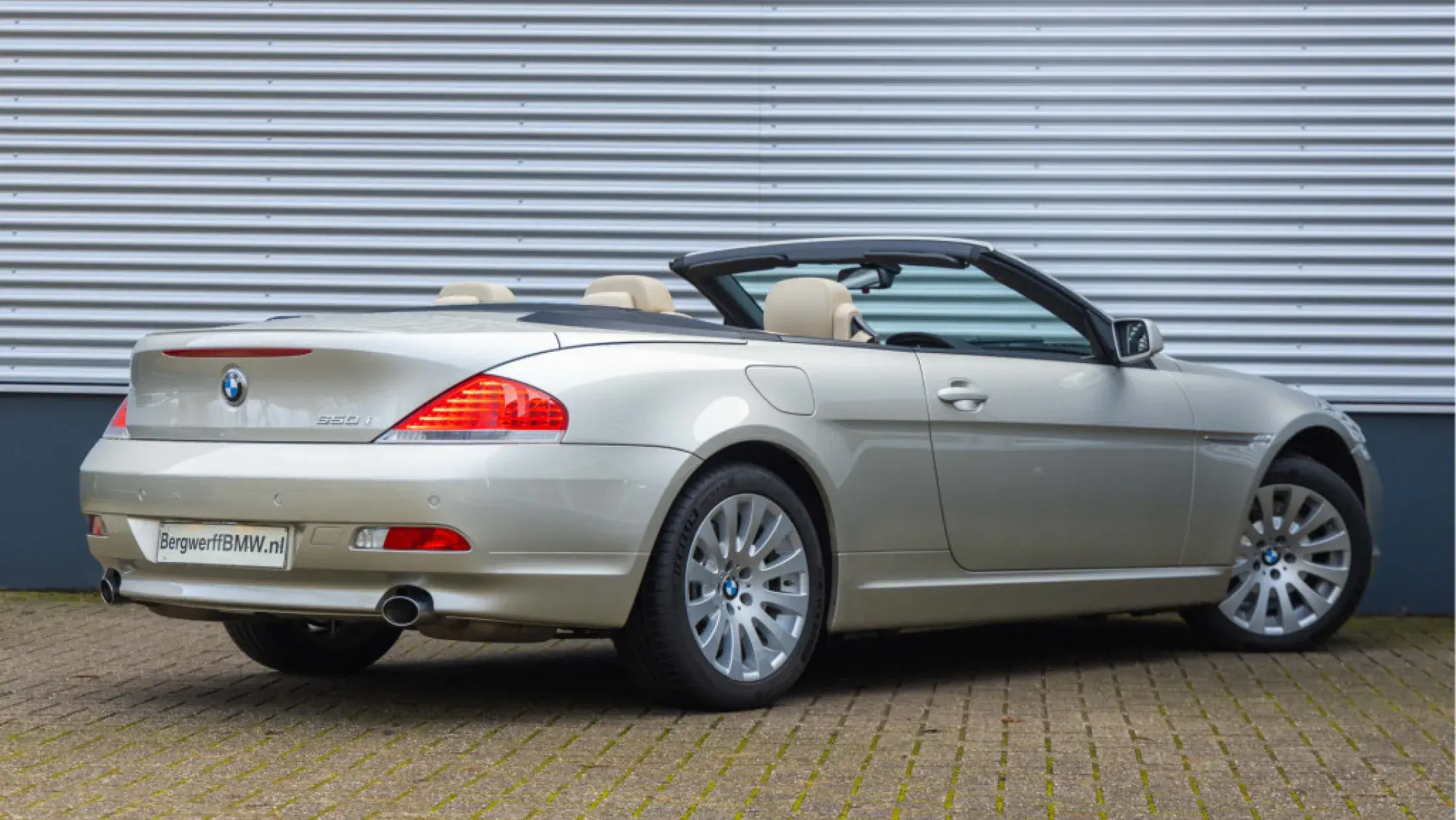 BMW 650i Cabrio Youngtimer Mineralsilber A14 E64 Bergwerff