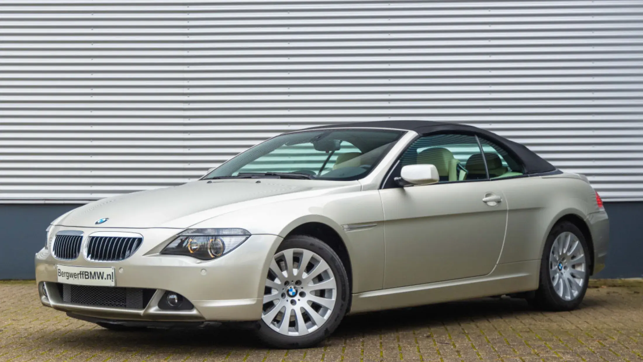 BMW 650i Cabrio Youngtimer Mineralsilber A14 E64 Bergwerff