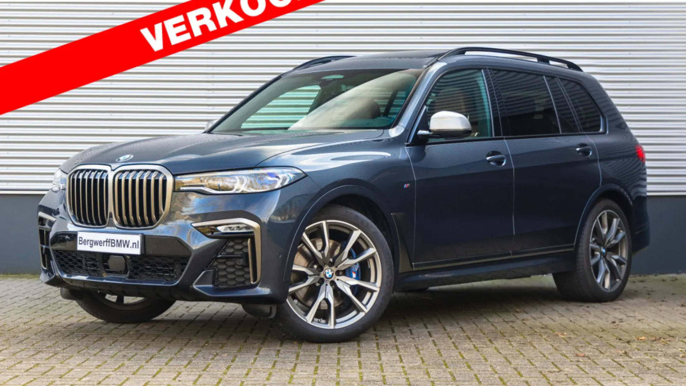 BMW X7 M50i 7-zits BMW Individual volleder Merino Arcticgrau metallic C27 G07 Bergwerff