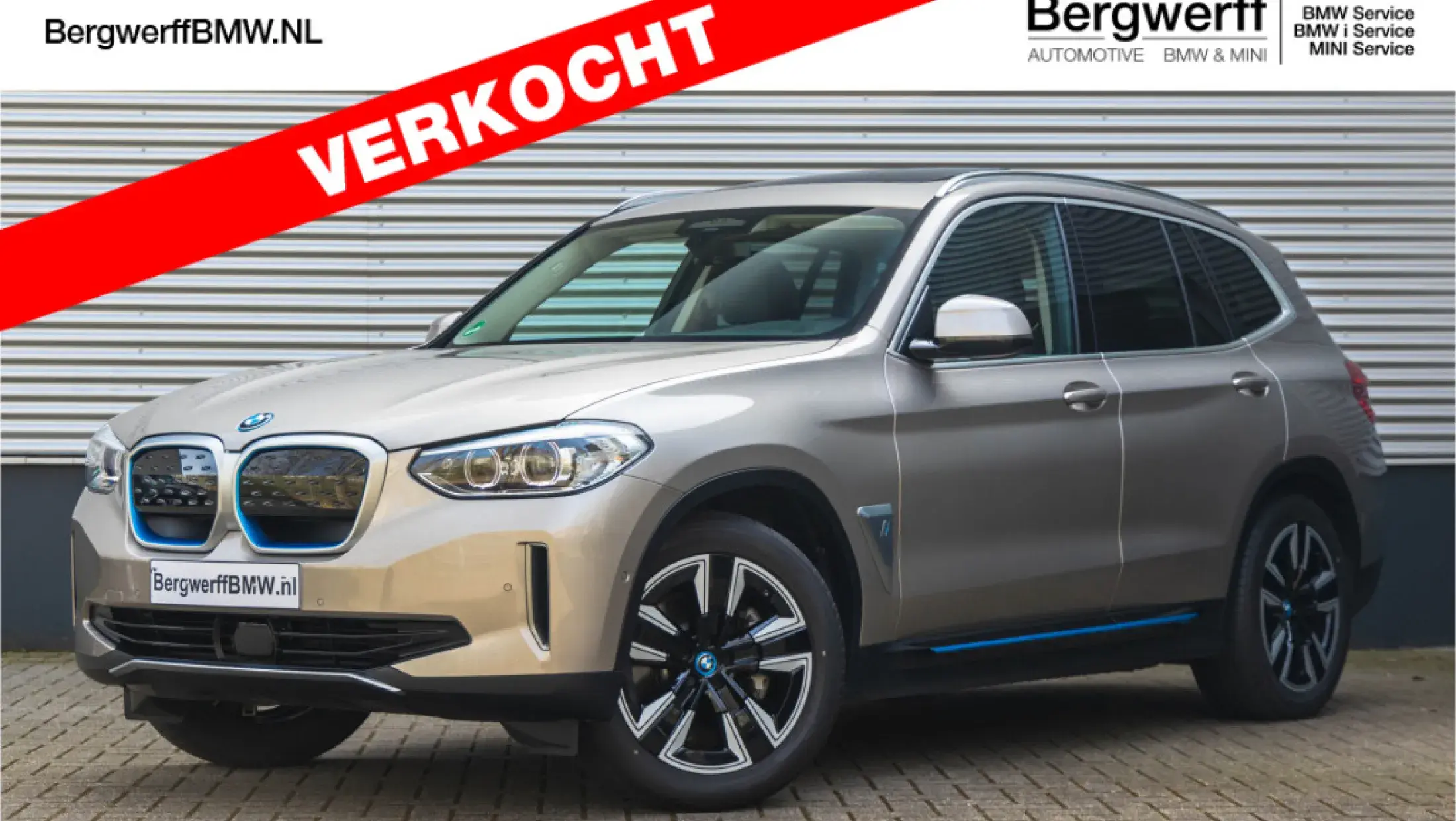 BMW iX3 Cashmere Silver Metallic Leatherette Schwarz Dekorsteppung G08 SUV Kaschmirsilber